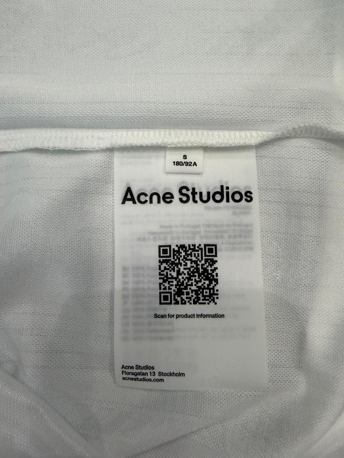 Acne Studios ACNE STUDIOS - Football Jersey White Size US S / EU 44-46 / 1 - 3 Thumbnail