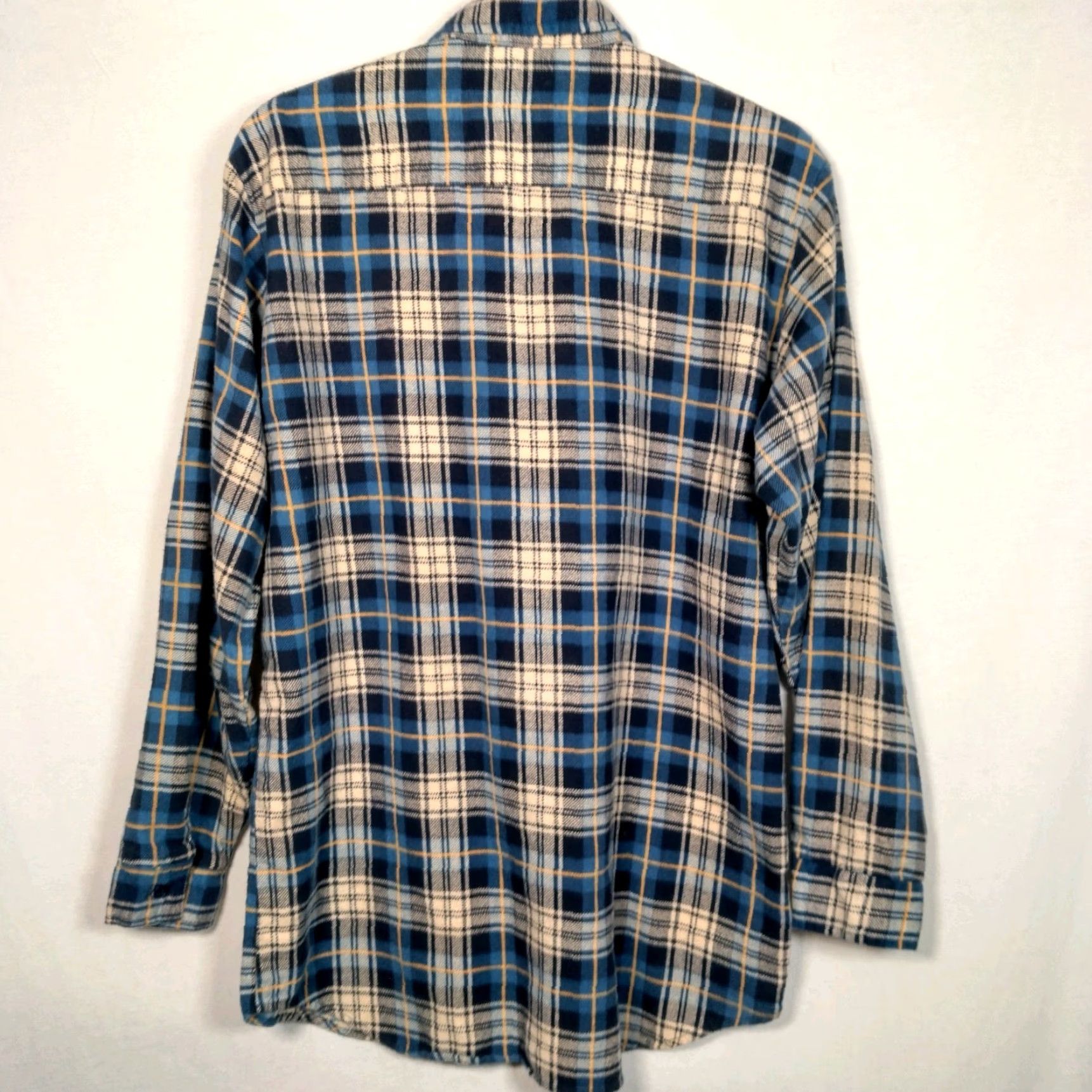 Vintage VINTAGE Ozark Trail Shirt Men M Blue Yellow Plaid Flannel Button-Up Long Sleeve Workwear Grunge 90s style Mens Size US M / EU 48-50 / 2 - 3 Thumbnail