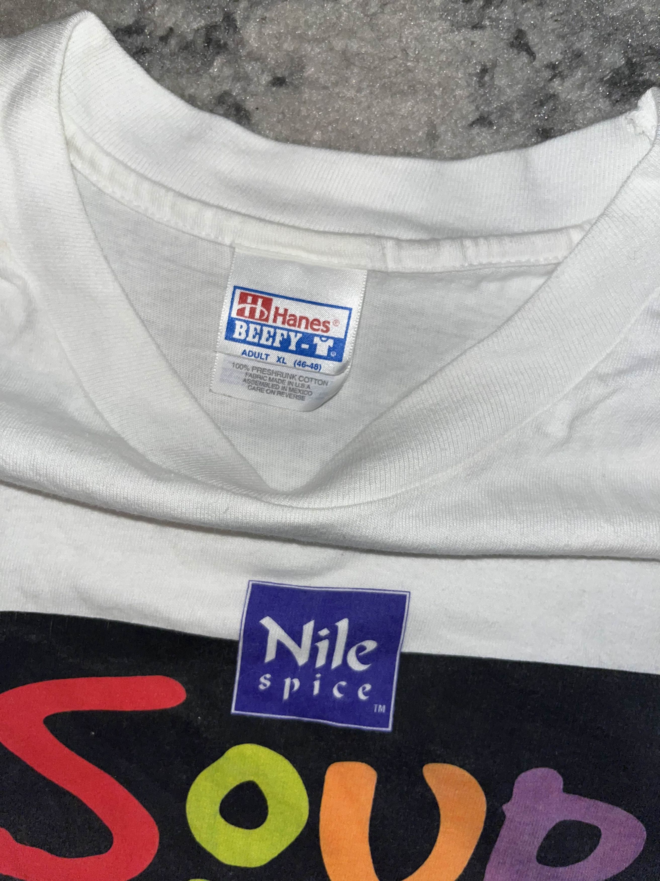 Vintage Vintage 90s Nile Spice Soup Stock Promo Shirt Size US XL / EU 56 / 4 - 3 Thumbnail