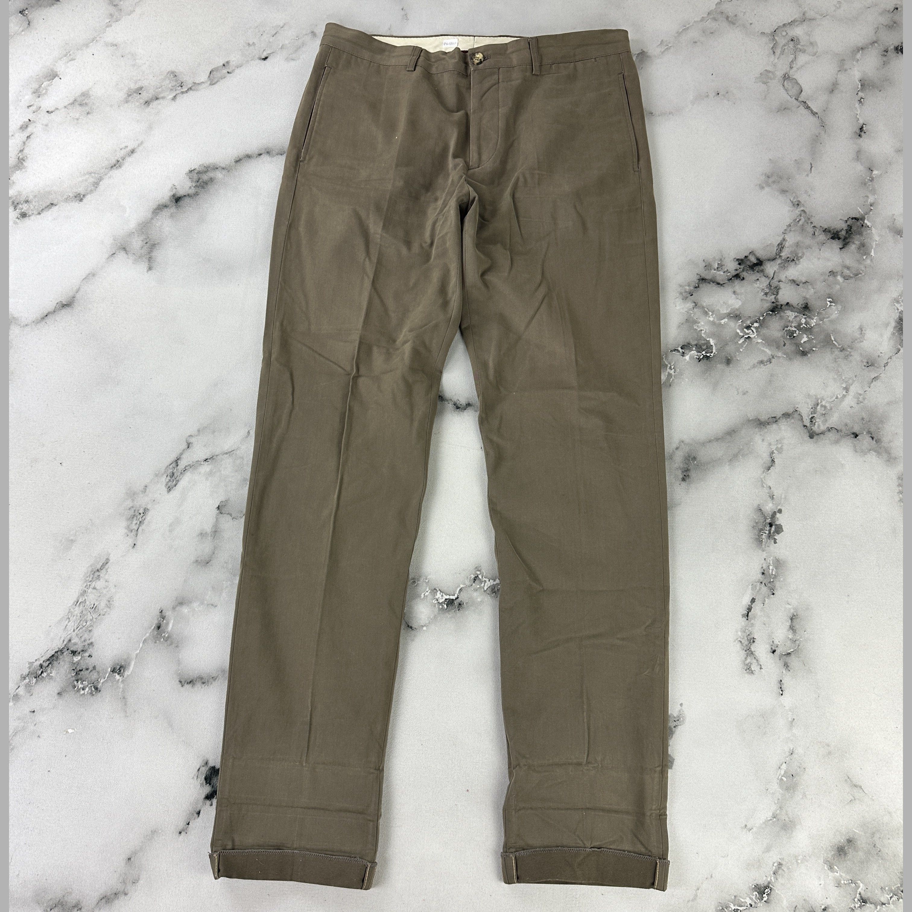 Brunello Cucinelli Pantaloni Chino Brunello Cucinelli Cotone – 52 IT Size US 38 / EU 54 - 1 Thumbnail
