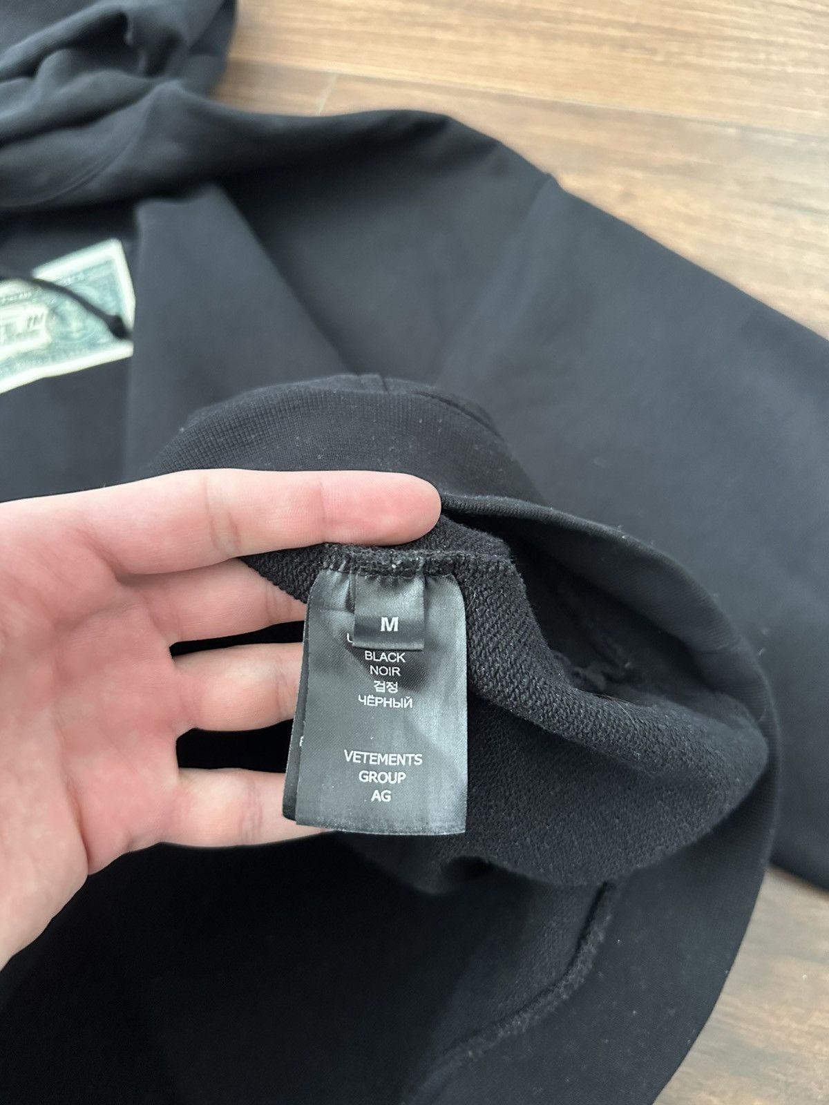 Vetements Vetements One In A Million Hoodie Size US M / EU 48-50 / 2 - 6 Thumbnail