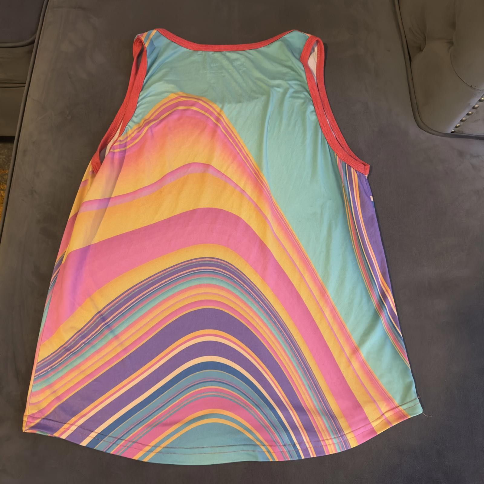 Designer Large - Vibrant Multicolor Tank Top Size US M / EU 48-50 / 2 - 3 Thumbnail