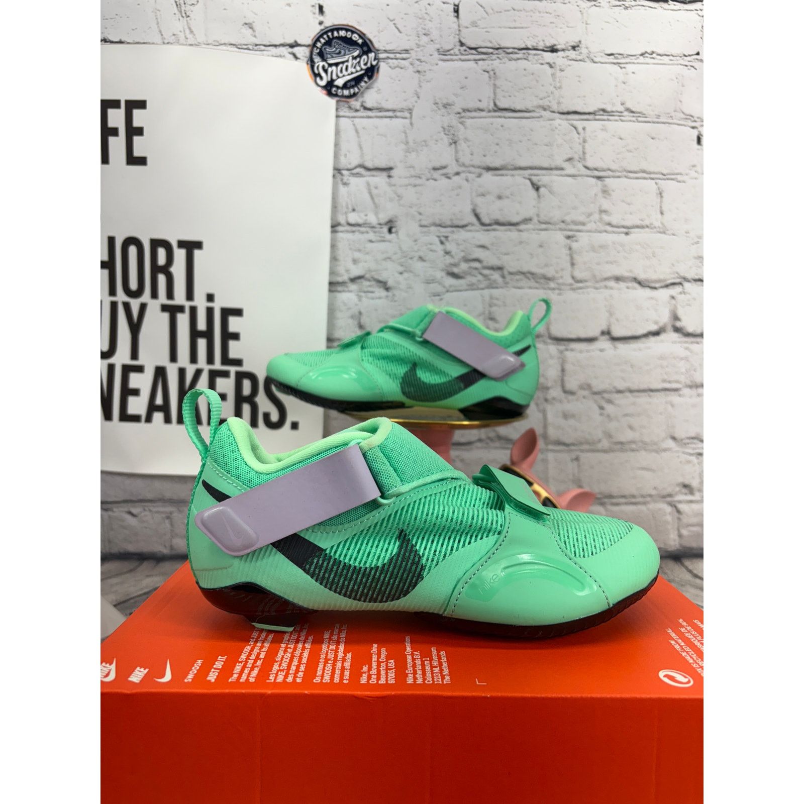 Nike Nike SuperRep Cycle Shoes Womens 6 Green Indoor Gym Workout Size US 6 / IT 36 - 1 Thumbnail