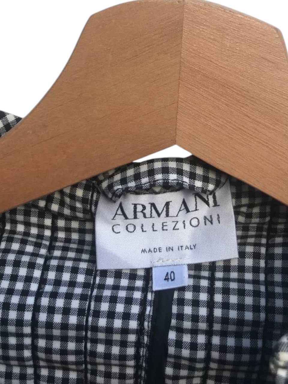 Armani Collezioni Armani Collezioni Small Plaid Quilted Style Jacket Size S / US 4 / IT 40 - 9 Thumbnail