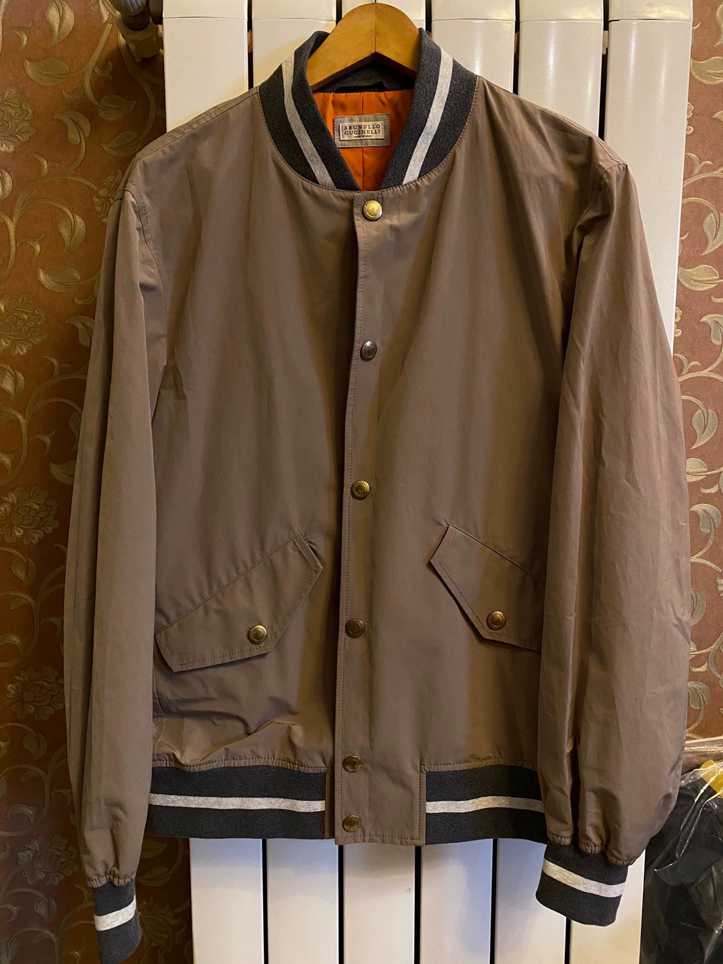 Brunello Cucinelli BRUNELLO CUCINELLI Waterproof 52 Italy Baseball Jkt Size US L / EU 52-54 / 3 - 1 Thumbnail