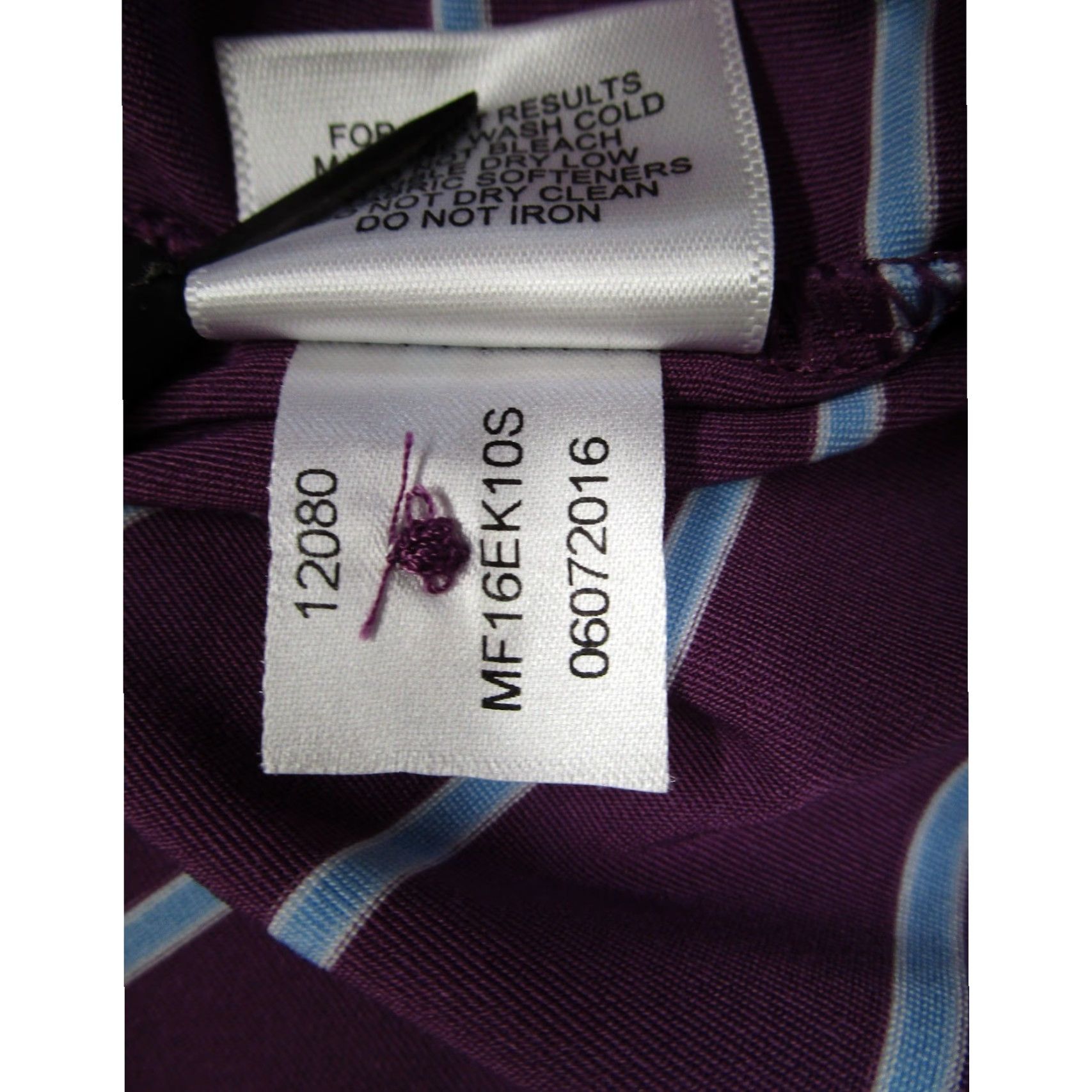Peter Millar Peter Millar Summer Comfort Polo Shirt Mens M Purple Striped Exmoor CC Golf Size US M / EU 48-50 / 2 - 6 Thumbnail