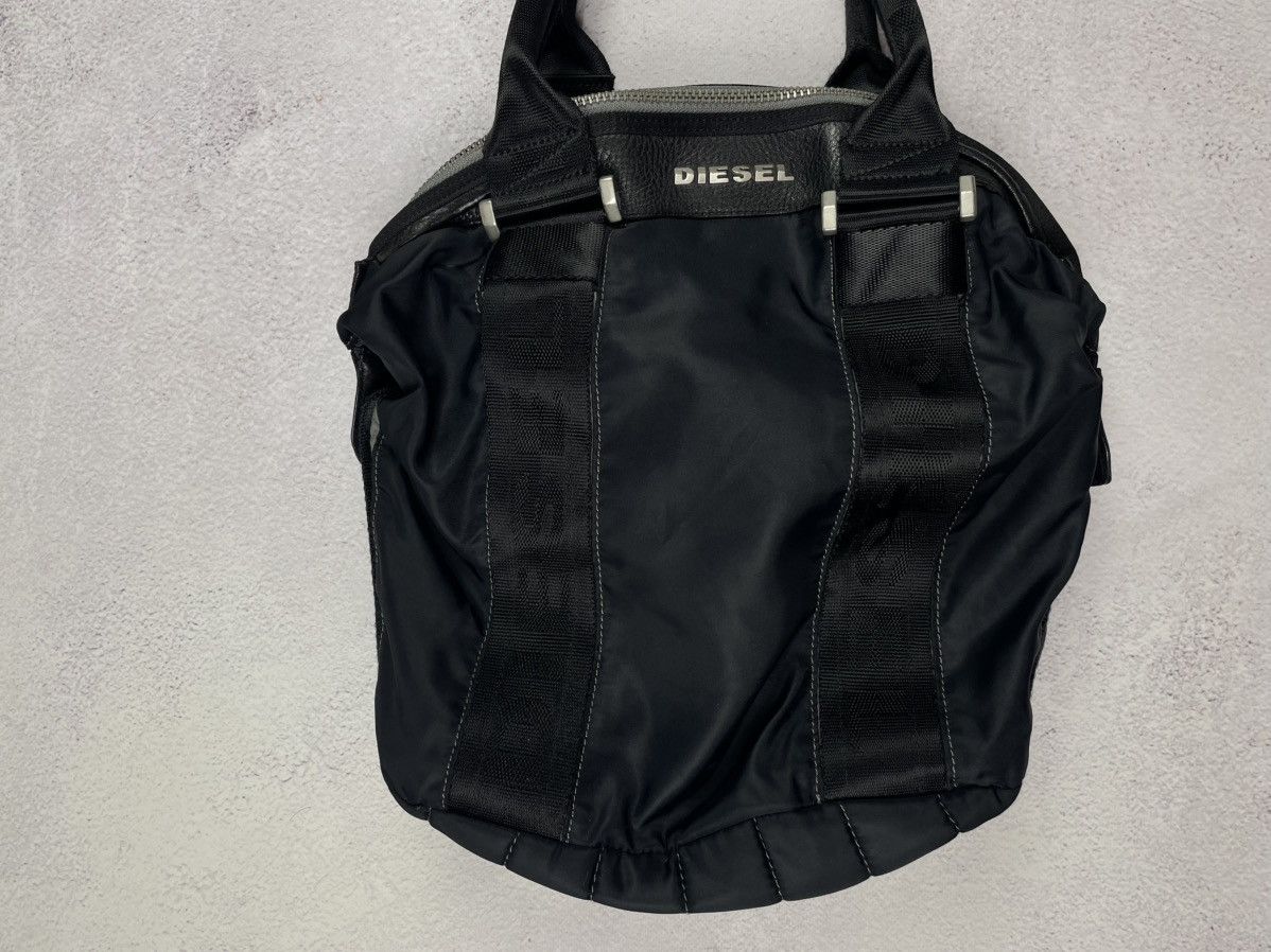 Diesel × Vintage Rare! Vintage y2k Diesel Black Bag Size ONE SIZE - 8 Thumbnail