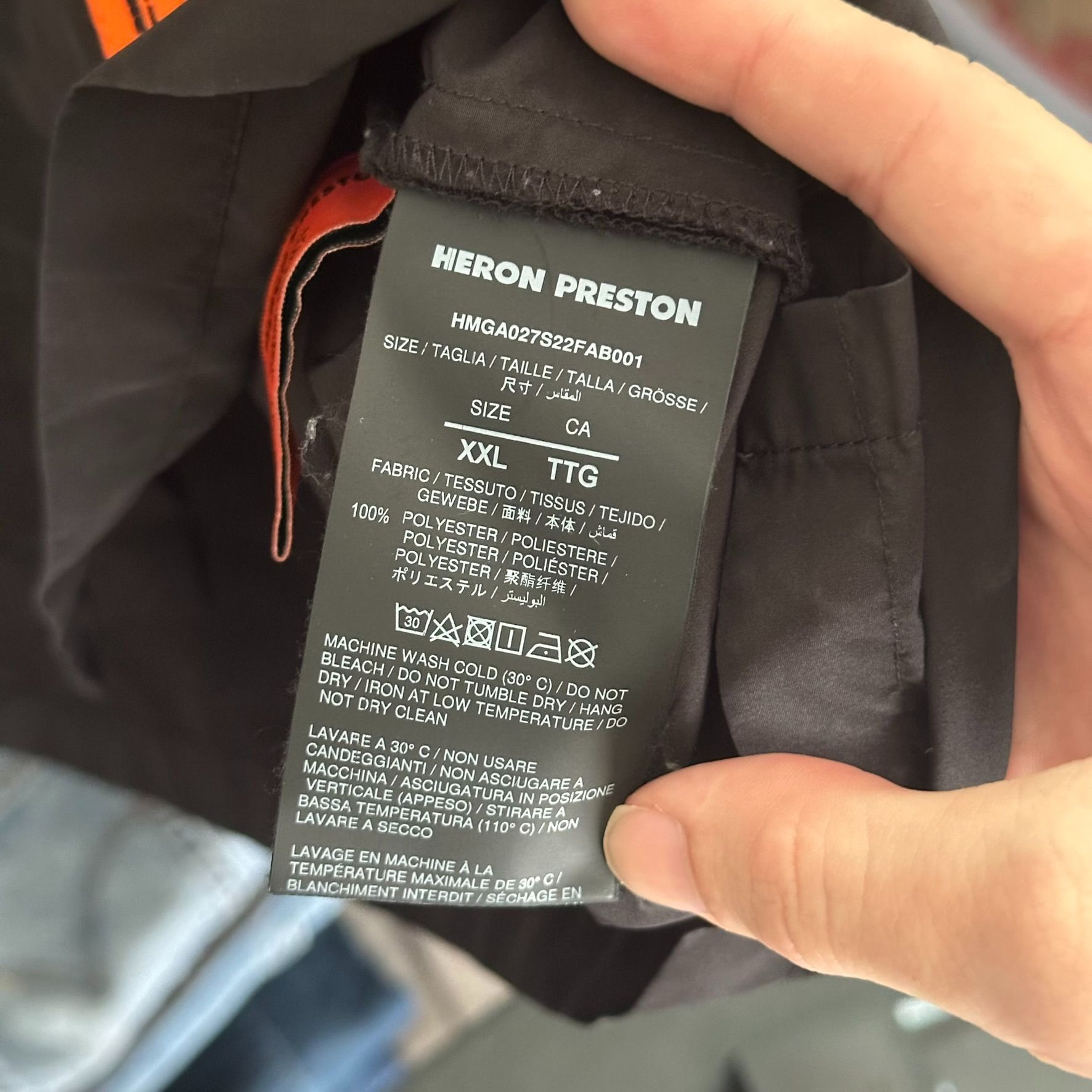 Heron Preston Heron Preston F Errythang Taffeta Bowling Shirt Black XXL SS Size US XXL / EU 58 / 5 - 8 Thumbnail