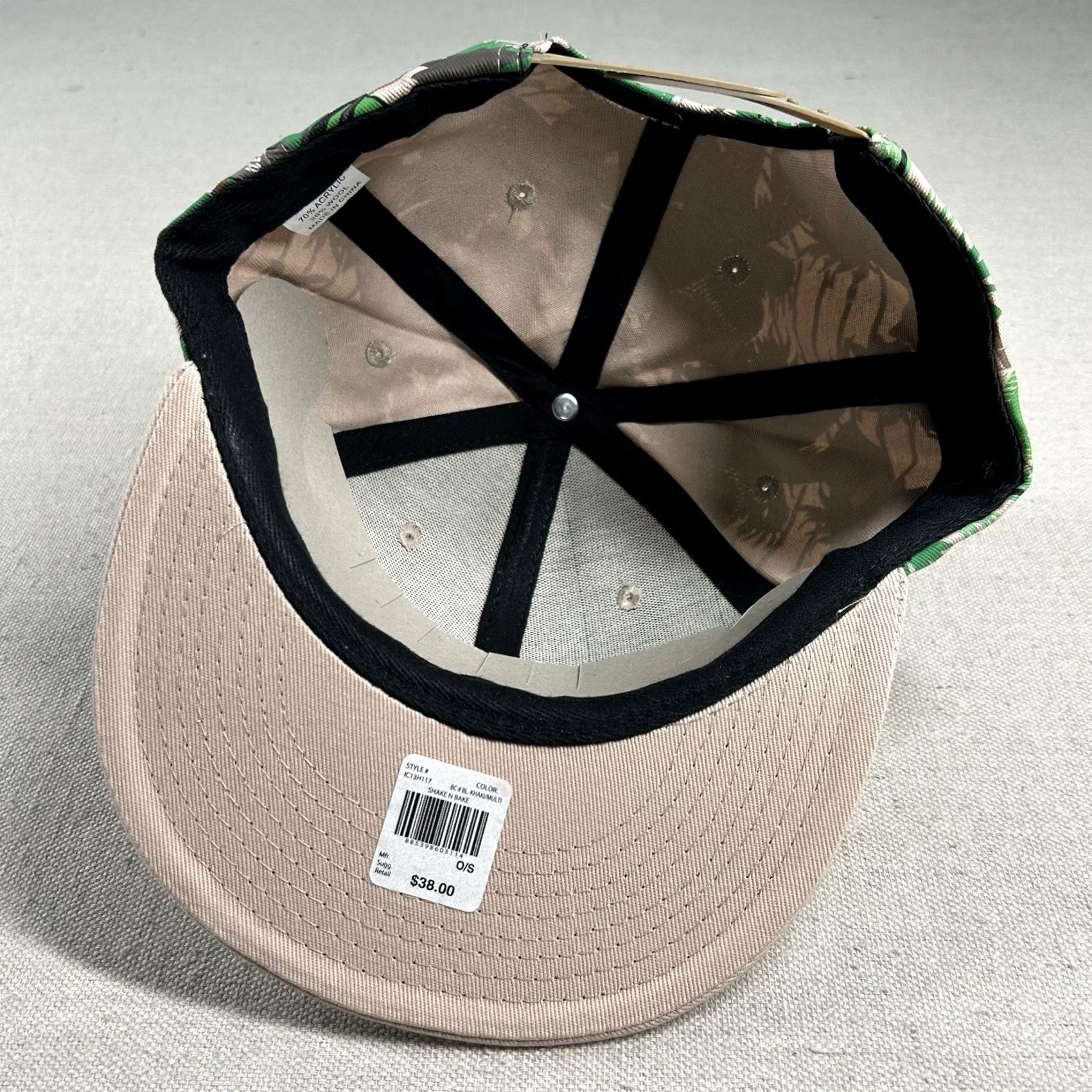 Billionaire Boys Club Billionaire Boys Club Hat Snapback All Over Print Icecream Camouflage Multicolor Men One Size Hip Hop Sharkn/a Size ONE SIZE - 4 Thumbnail
