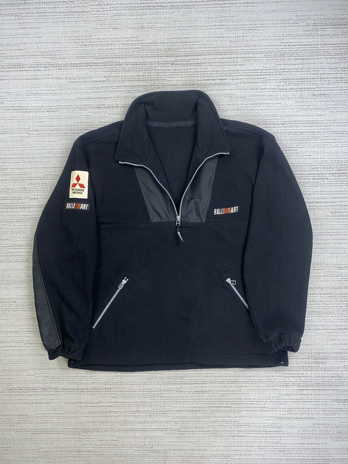 ICON Motorsports 90s Mitsubishi Ralli Art Embroidery Logo Half Zipper Jacket Size US XL / EU 56 / 4 - 6 Thumbnail