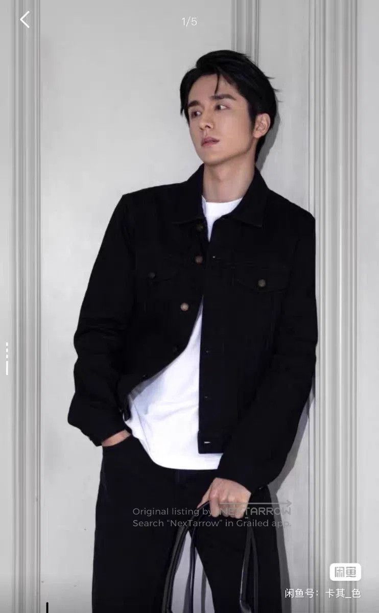 Saint Laurent Paris Saint Laurent Paris Black Men's Denim Jacket Size US M / EU 48-50 / 2 - 2 Thumbnail