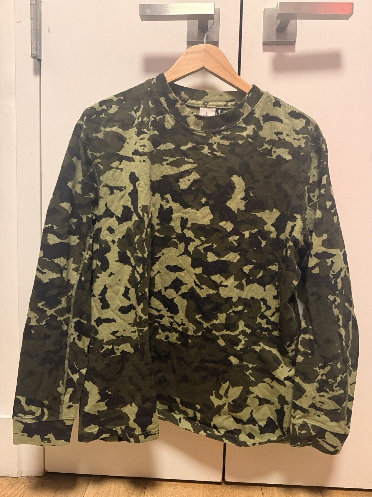 Nike MMW Printed Long Sleeve AOP Tee large