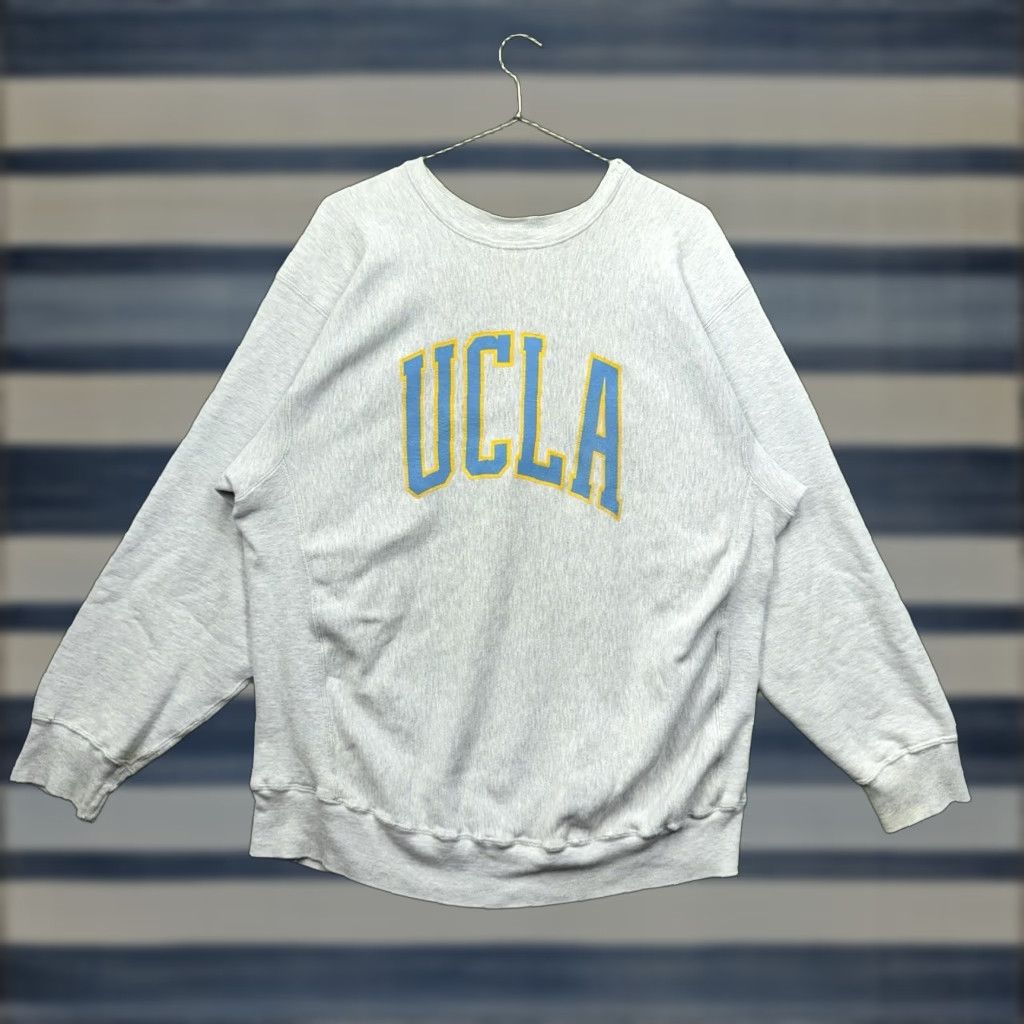 McGregor VINTAGE McGregor Sweatshirt Mens XL Sand Knit Reverse Weave UCLA Pullover 80s Size US XL / EU 56 / 4 - 1 Thumbnail