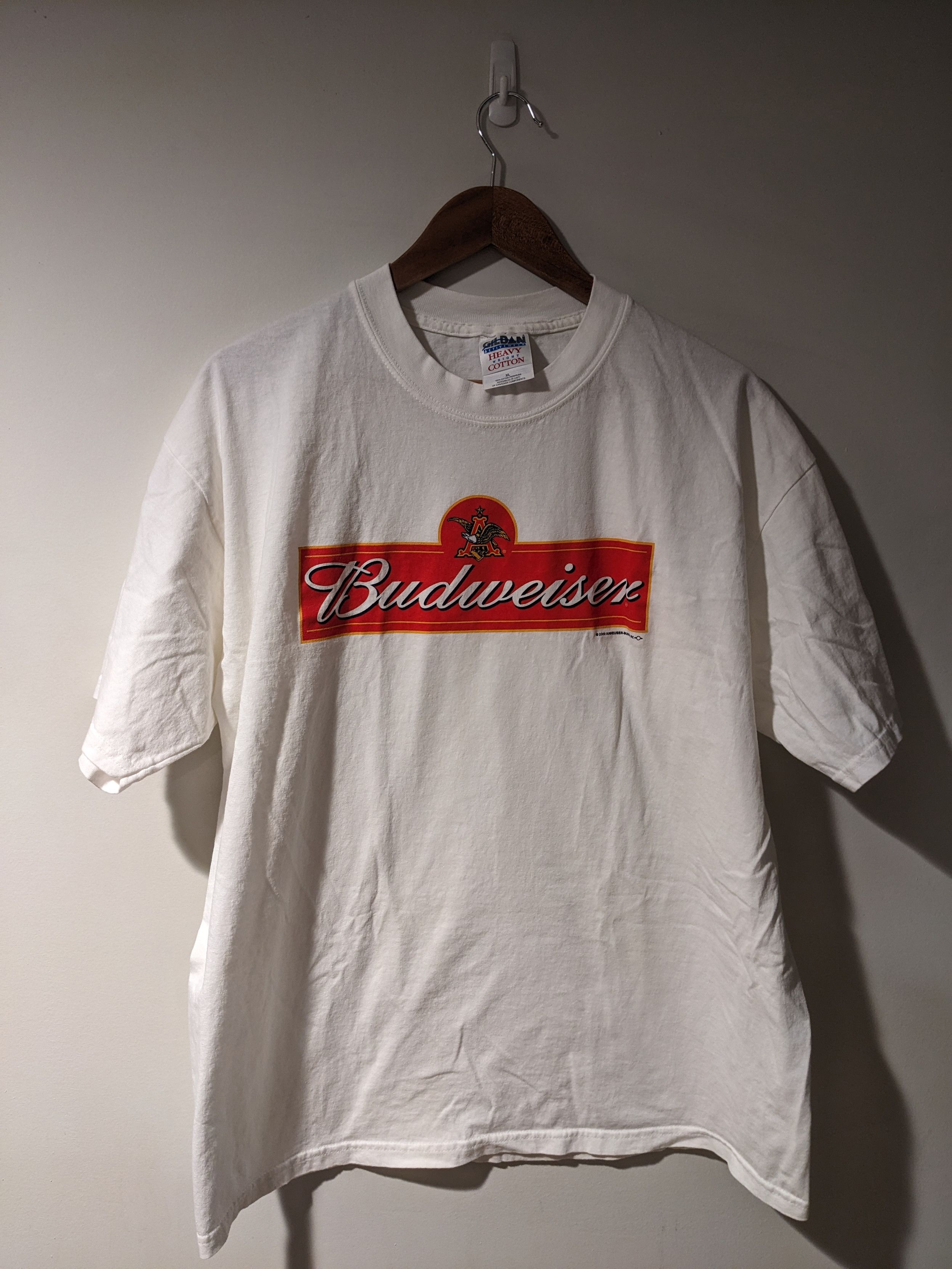 Vintage 2000 Budweiser Logo King of Beer X-Large T-Shirt