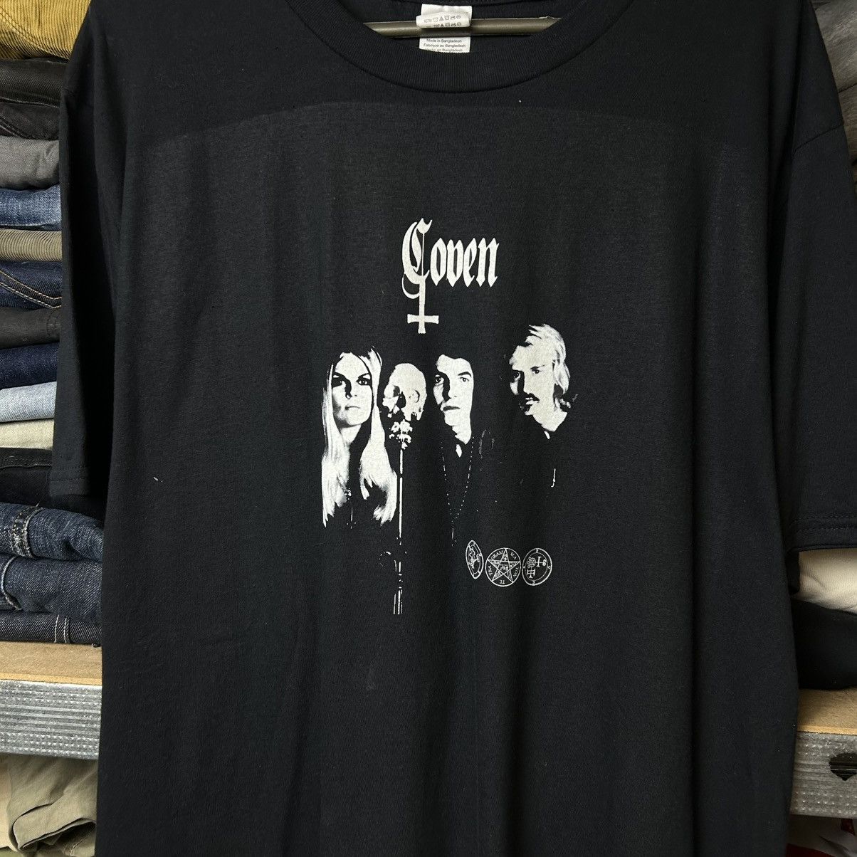 Band Tees Vintage Coven Big Graphic Logo Rock Band tee size L Size US L / EU 52-54 / 3 - 2 Thumbnail