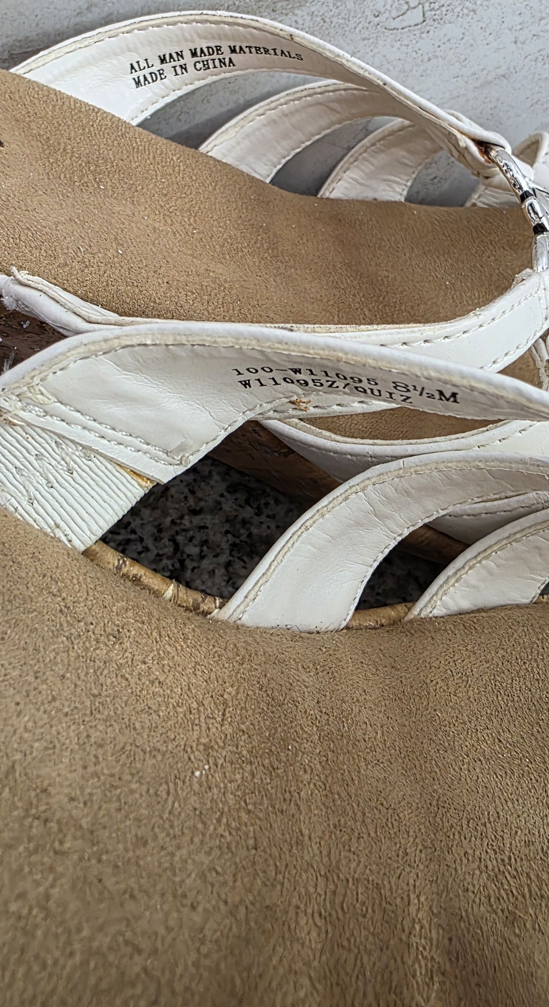 Other White Mountain Silver Flower Wedge Sandals 100-W11095 8.5 Size US 8.5 / IT 38.5 - 3 Thumbnail