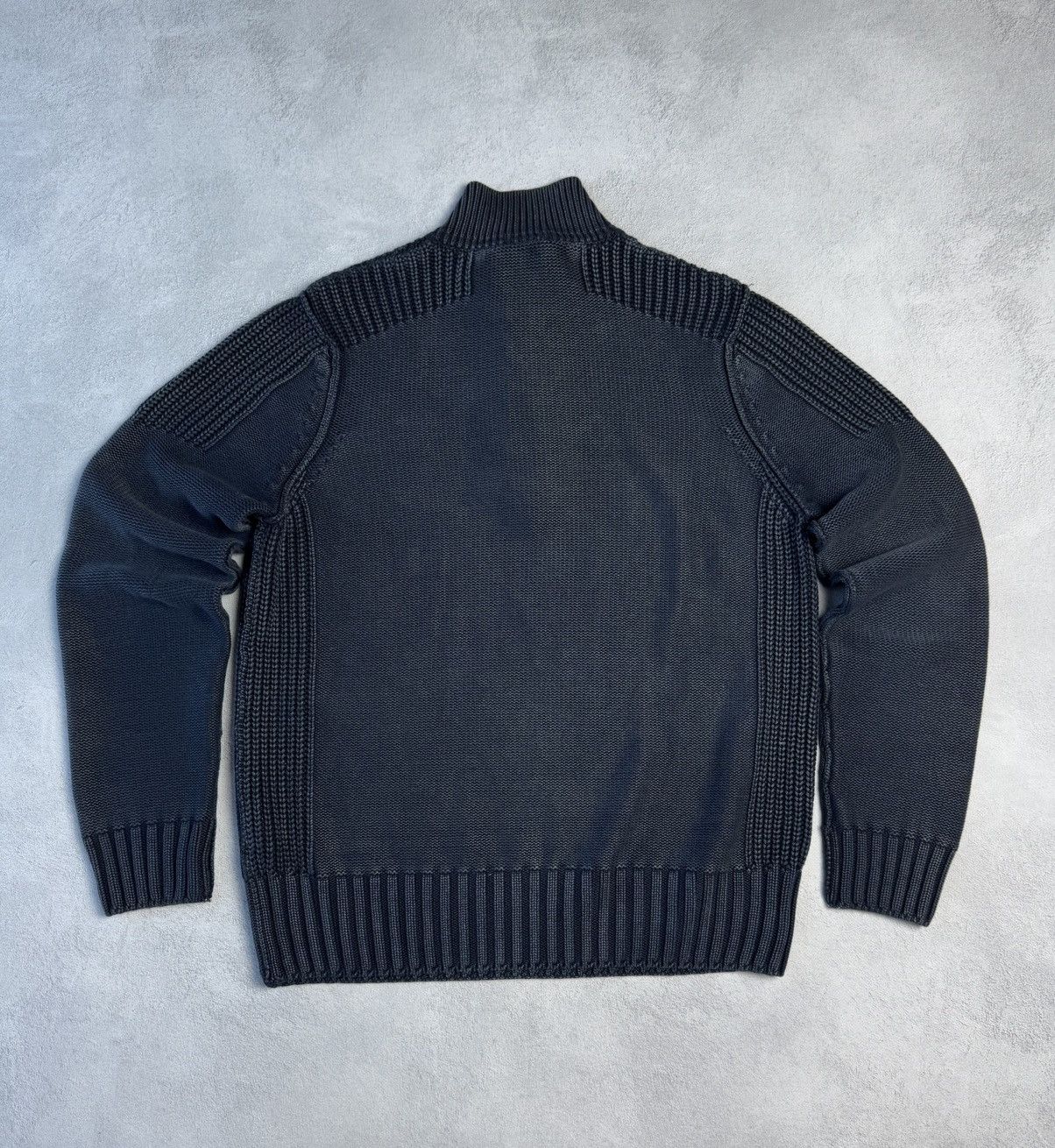 Napapijri Napapijri Geometric 1/4 Zip Knit Sweater Y2K Size US M / EU 48-50 / 2 - 2 Thumbnail