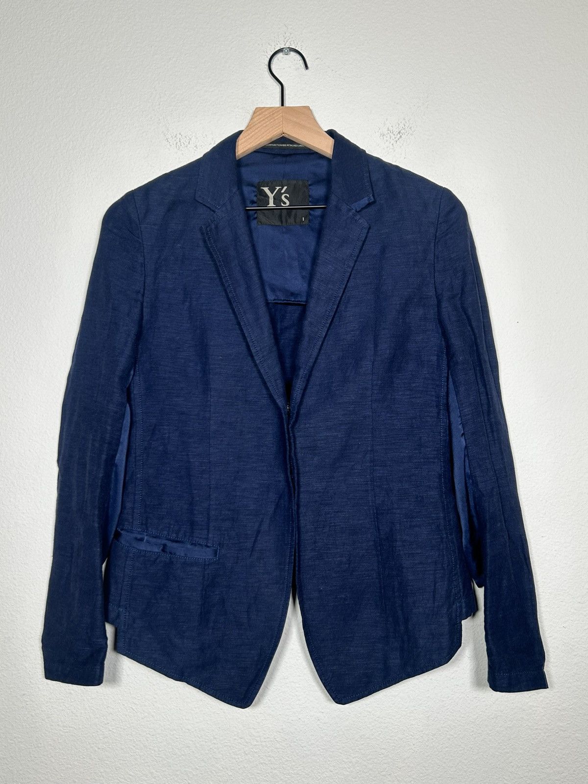 Y's Hybrid Sleeve Blazer Jacket Size US S / EU 44-46 / 1 - 1 Thumbnail