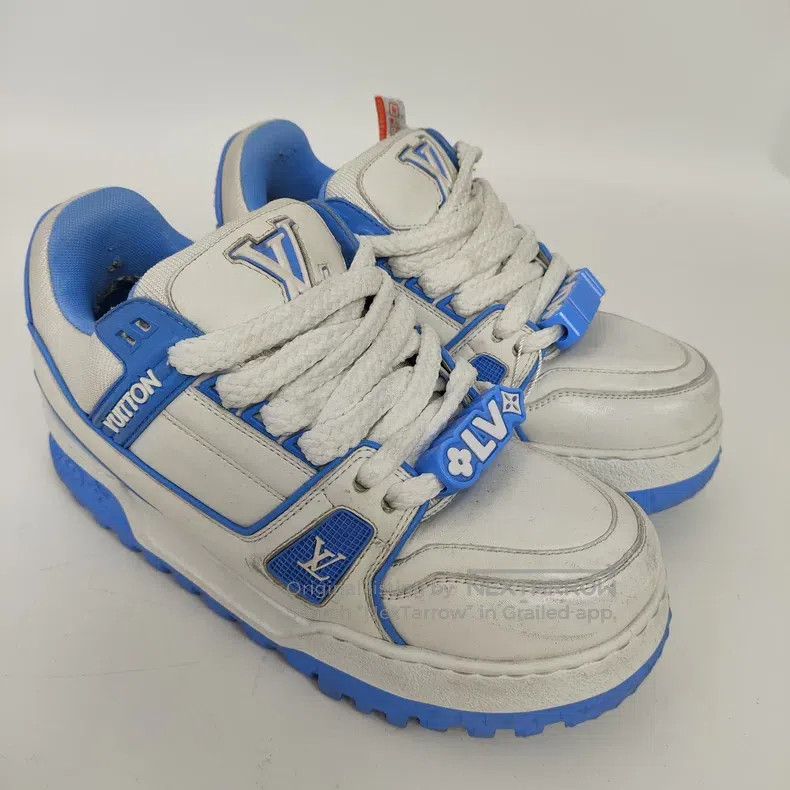 Louis Vuitton Louis Vuitton Blue Fat Ding shoes Size US 7 / IT 37 - 2 Thumbnail