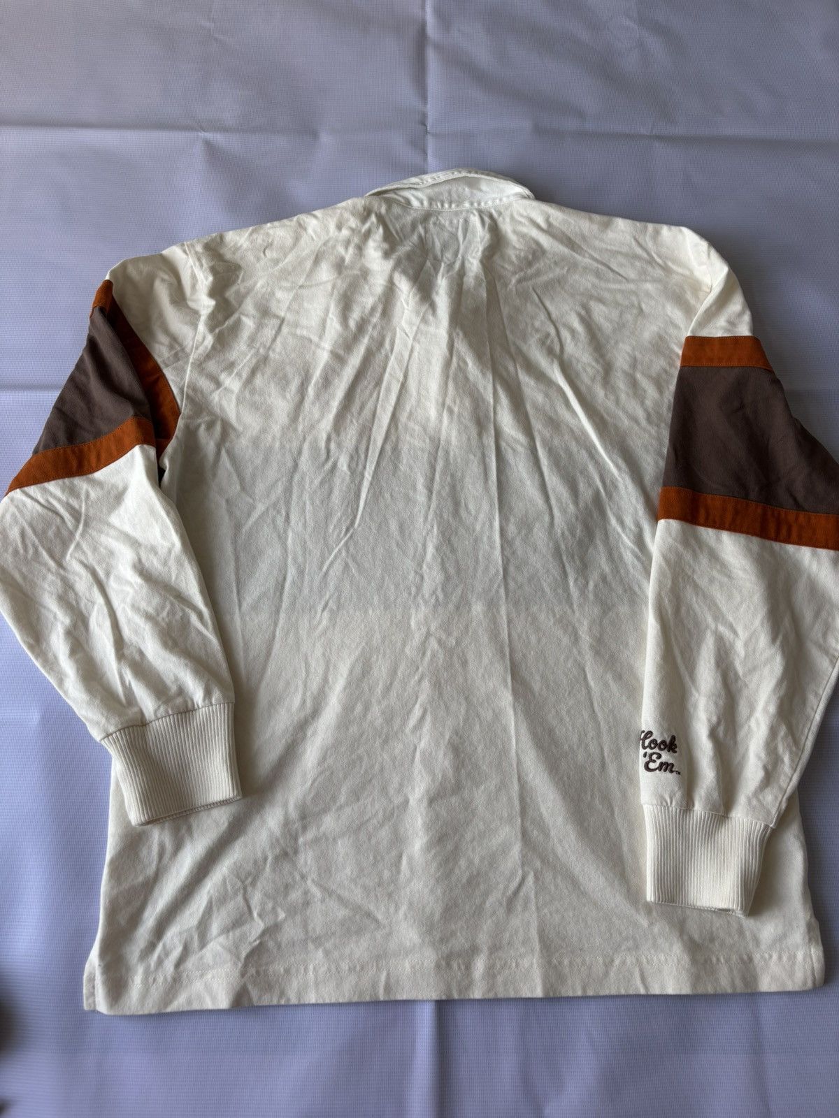 Hollister University of Texas Longhorns rugby shirt - medium Size US M / EU 48-50 / 2 - 3 Thumbnail