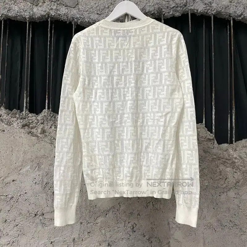 Fendi Fendi Women's White Knit Sweater . Size XXS / US 00 / IT 34 - 2 Thumbnail