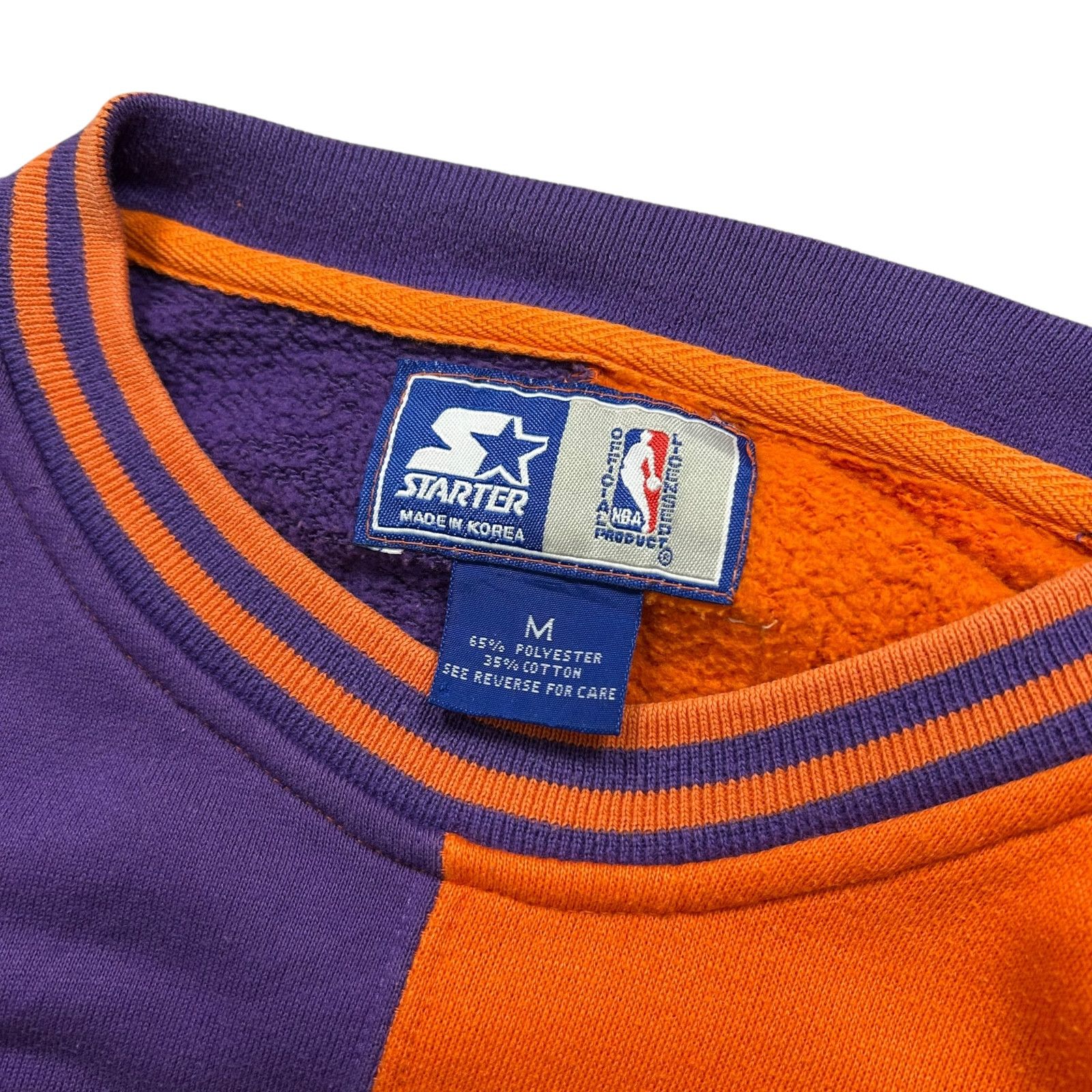 NBA VTG 90s NBA PHOENIX SUNS STARTER SWEATSHIRT EMBROIDERED LOGO Size US M / EU 48-50 / 2 - 4 Thumbnail
