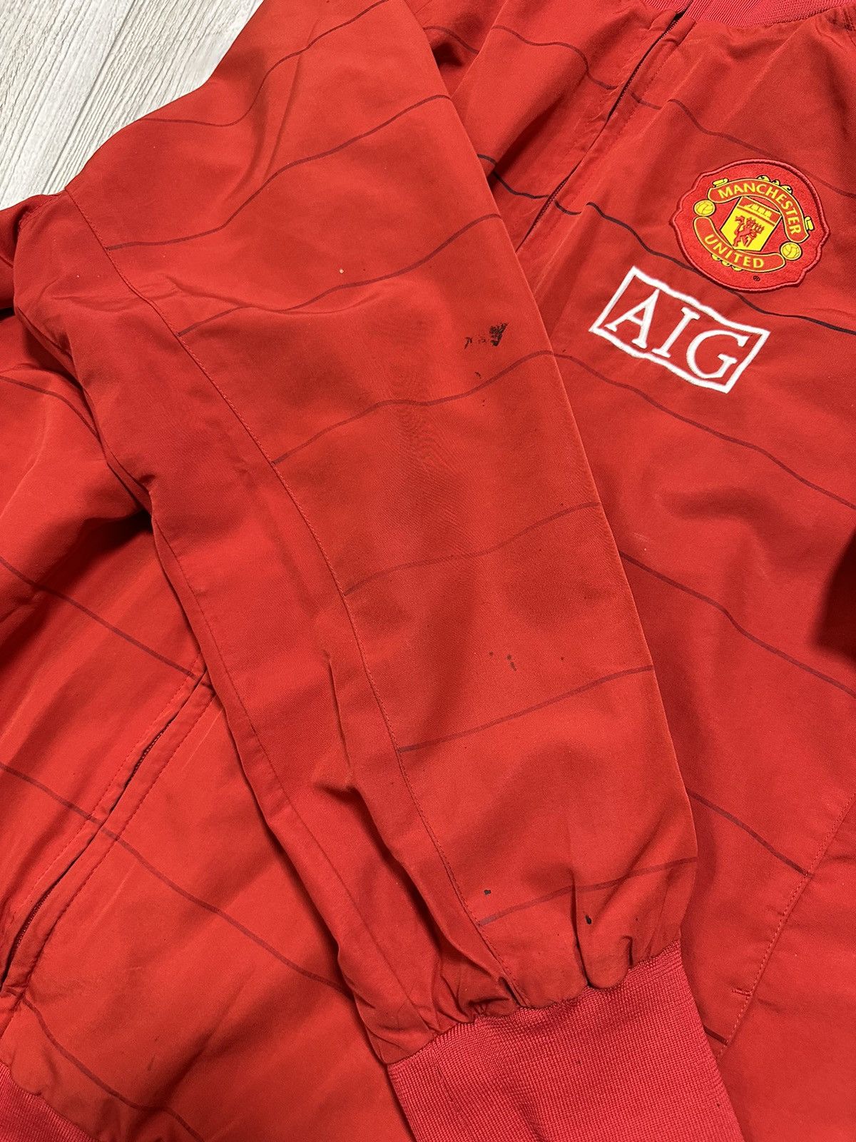 Nike Nike Manchester United Vintage 2008 Training Nylon Jacket Size US XXL / EU 58 / 5 - 4 Thumbnail
