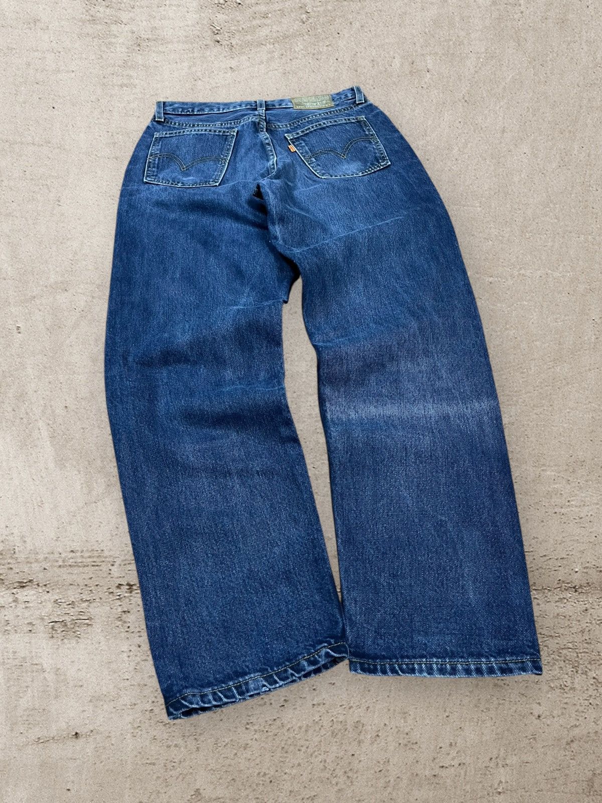 Levi's Vintage Levis 618 orange tab 32x32 navy blue jeans pants Size US 32 / EU 48 - 2 Thumbnail