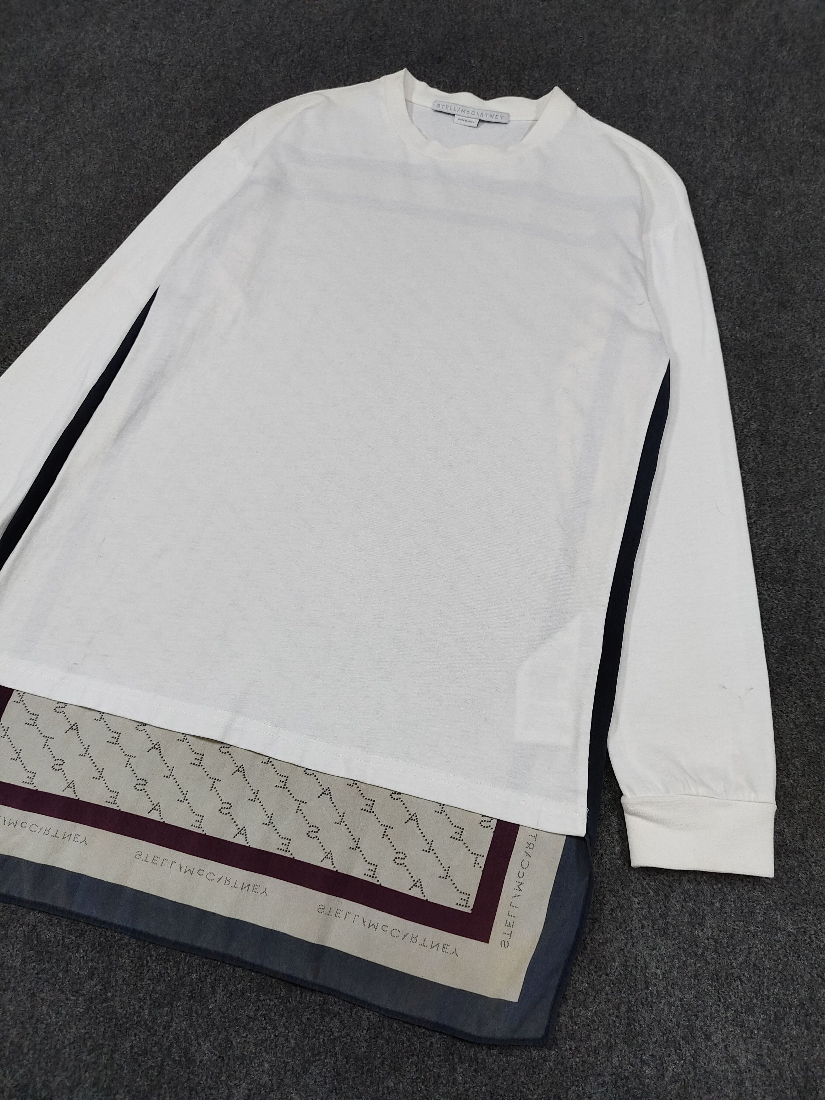 Stella McCartney Stella McCartney💥 Silk Scarf Back Panel Logo Long Sleeve Size M / US 6-8 / IT 42-44 - 4 Thumbnail