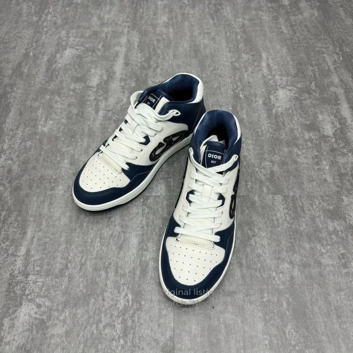 Dior Dior B57 Blue White CD Print Mid. Size US 8 / EU 41 - 2 Thumbnail