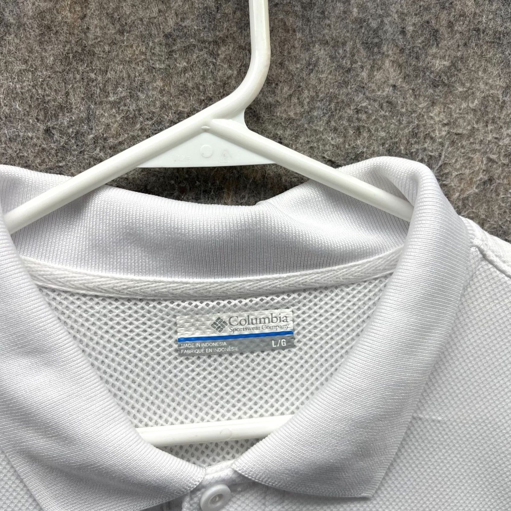 Vintage VINTAGE Columbia Polo Shirt Mens L White Knit 29 44 Chest Regular Button Logo Preppy Baseball Omni Shade Boston Red Sox Size US L / EU 52-54 / 3 - 6 Thumbnail