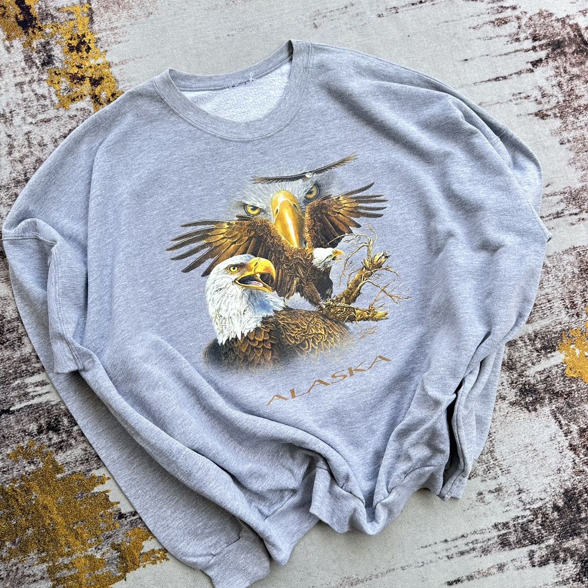 Vintage VINTAGE EAGLES ALASKA BIG LOGO GRAPHIC TEE OVERSIZE Size US XXL / EU 58 / 5 - 7 Thumbnail