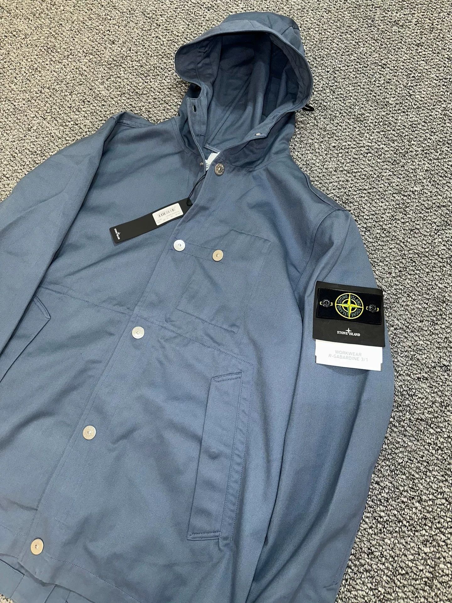 Stone Island Stone Island Twill Haze Blue Jacket Size US L / EU 52-54 / 3 - 2 Thumbnail