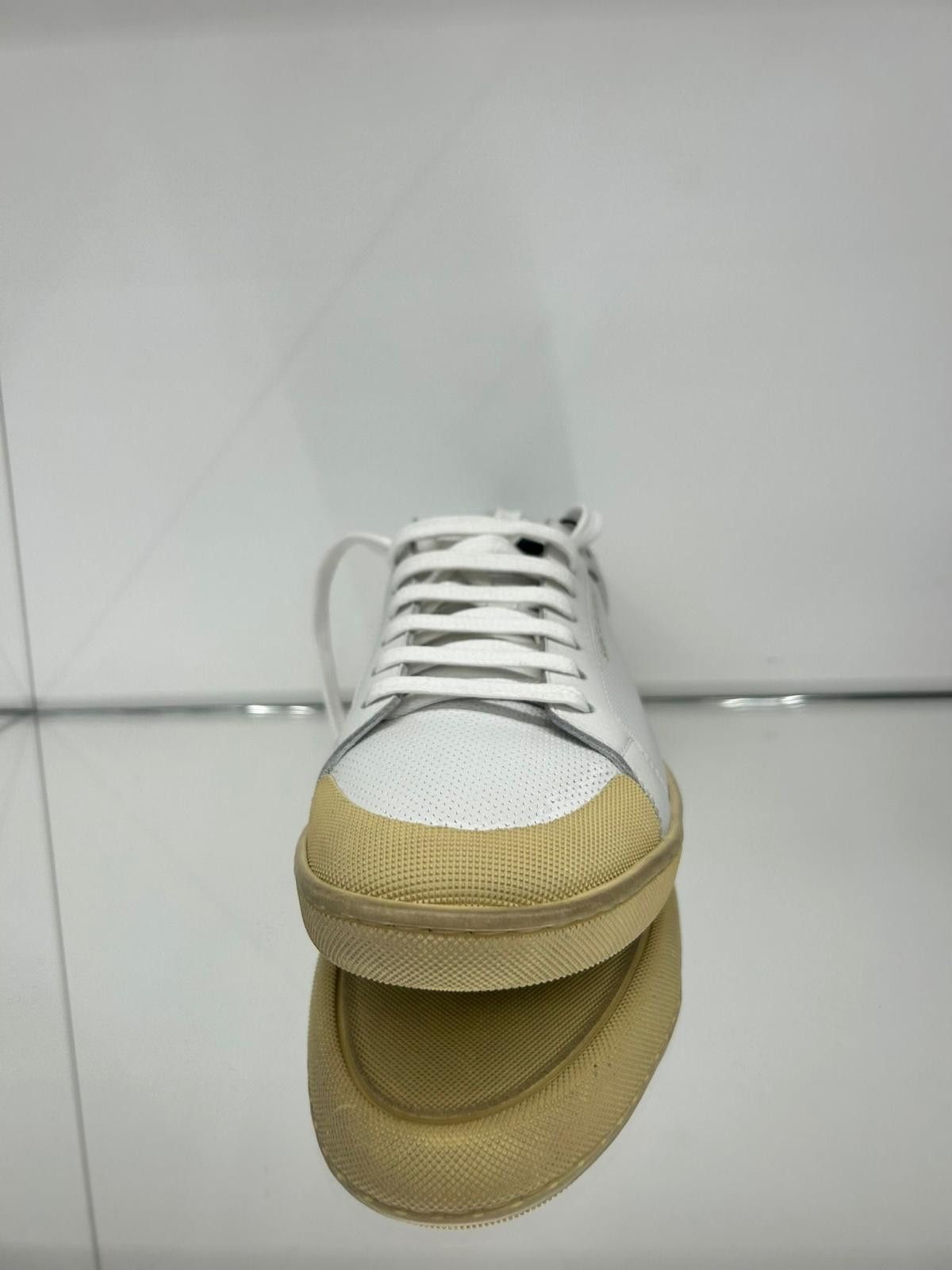 Saint Laurent Paris low-top laced sneakers with a used-look sole Size US 6 / EU 39 - 3 Thumbnail