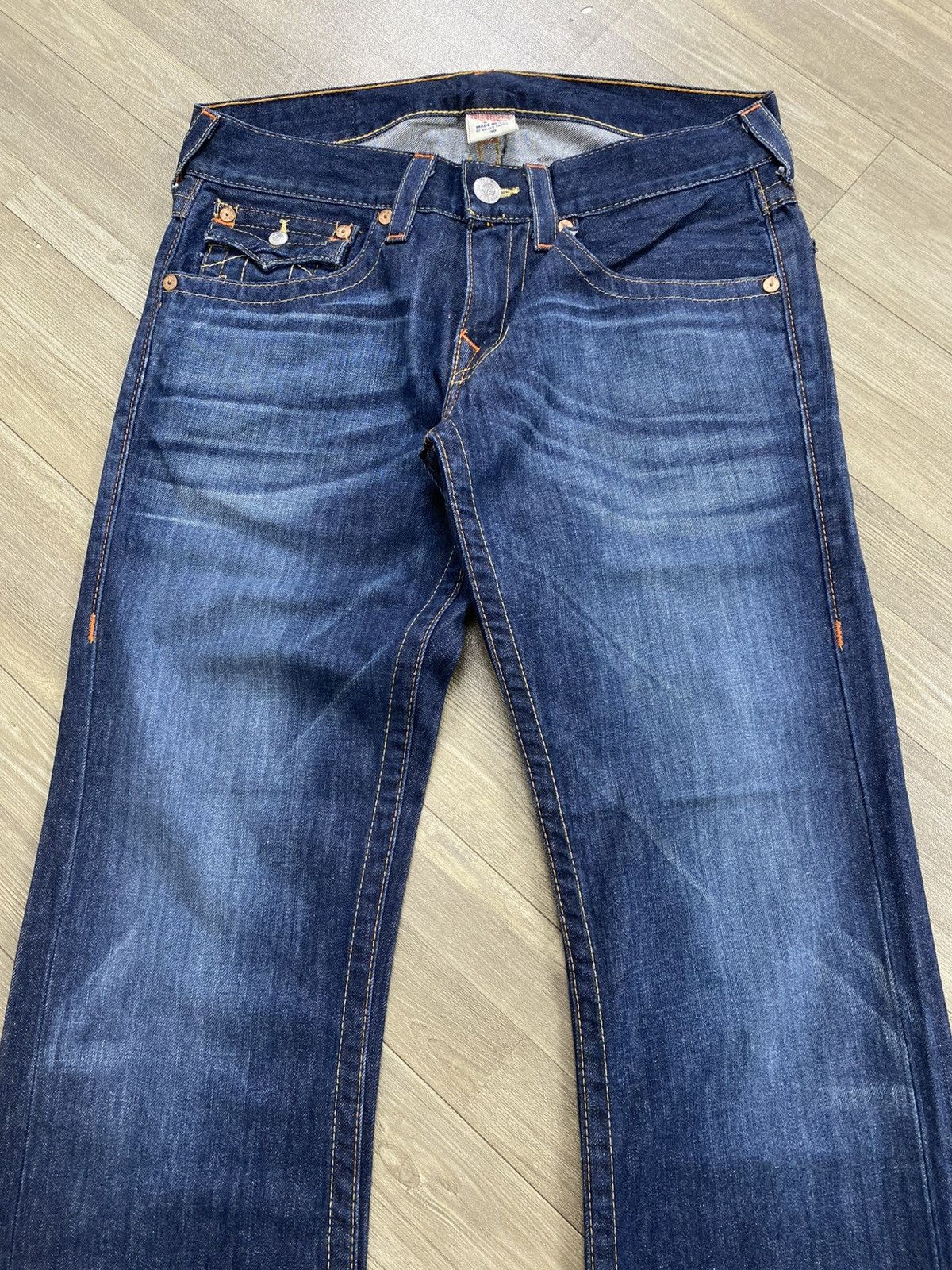 True Religion Vintage True Religion Billy Faded Lgb Style Flared Jeans Y2K Size US 30 / EU 46 - 3 Thumbnail