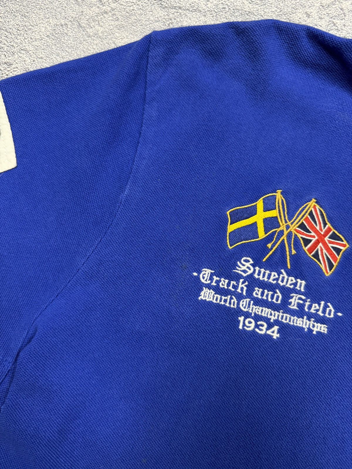 Polo Ralph Lauren Vintage Polo By Ralph Lauren Chief Keef Style 12 Sweden Polo Size US XL / EU 56 / 4 - 13 Thumbnail
