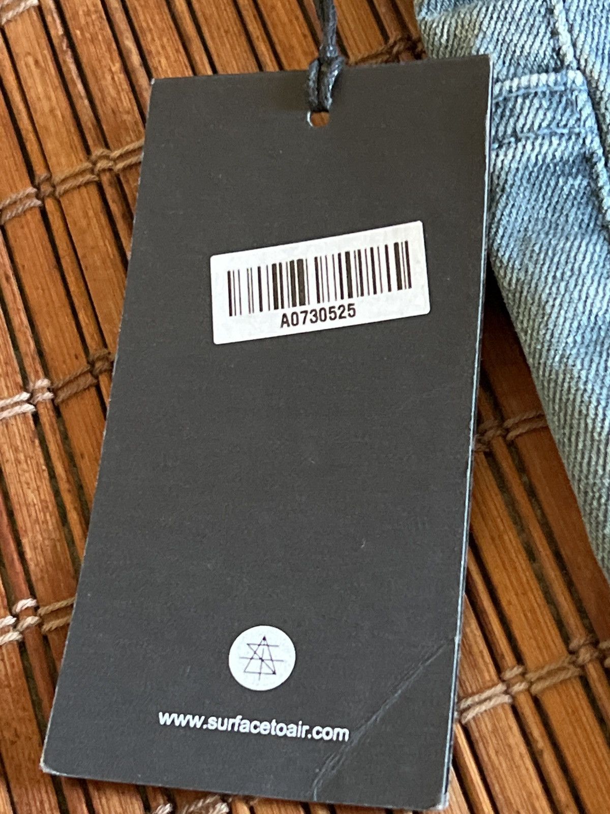 Surface To Air Surface to air jeans Light blue Dusted Denim Skinny jean Size 29" - 12 Thumbnail