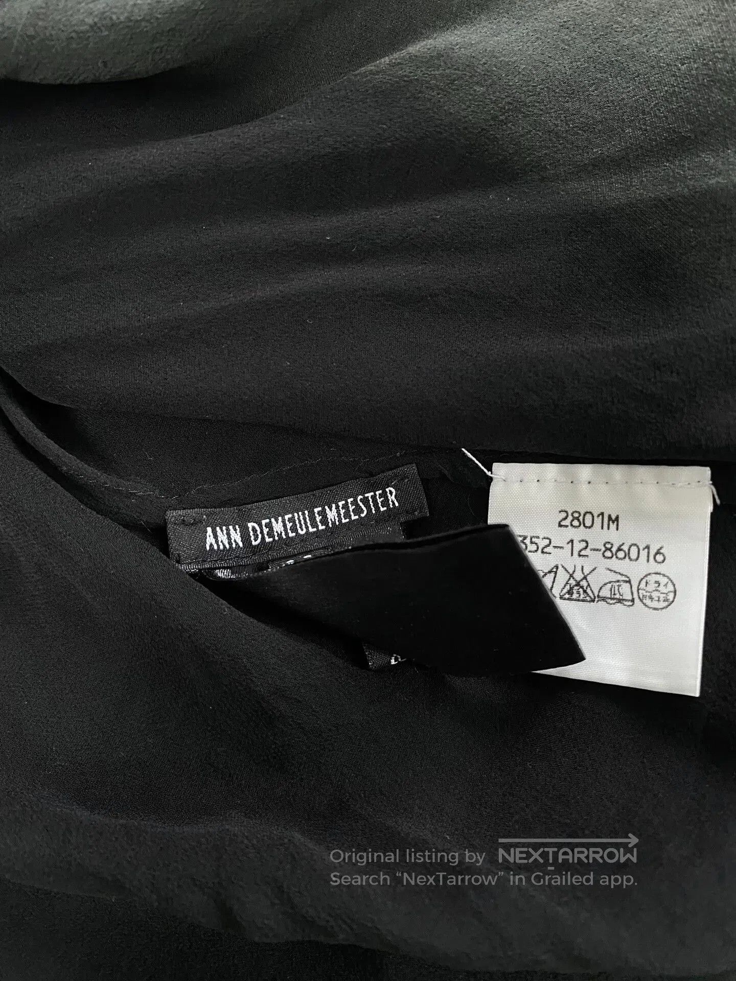 Ann Demeulemeester Ann Demeulemeester SS2007 Gradient Silk Dress. Size S / US 4 / IT 40 - 7 Thumbnail