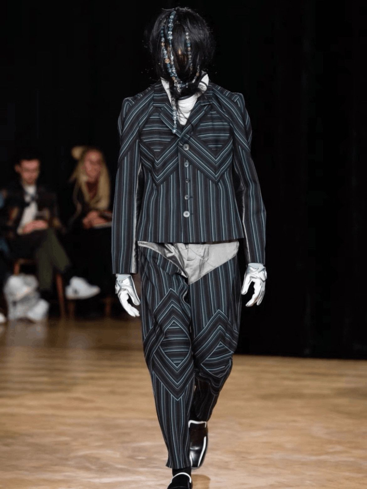 Kiko Kostadinov Sz S Kiko Kostadinov 19AW Stripes Trousers-2508 Size US 30 / EU 46 - 6 Thumbnail