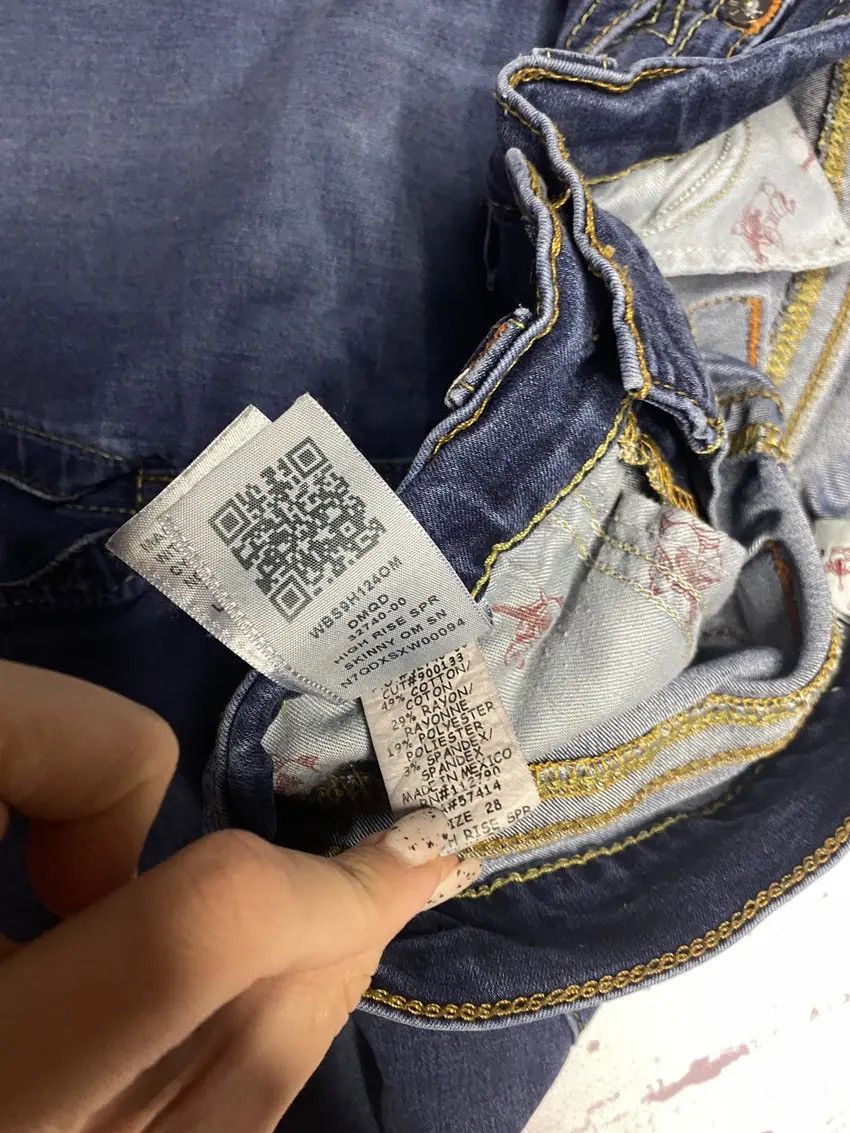 True Religion Women's skinny true religion jeans made in USA size 28 Size 28" / US 6 / IT 42 - 6 Thumbnail