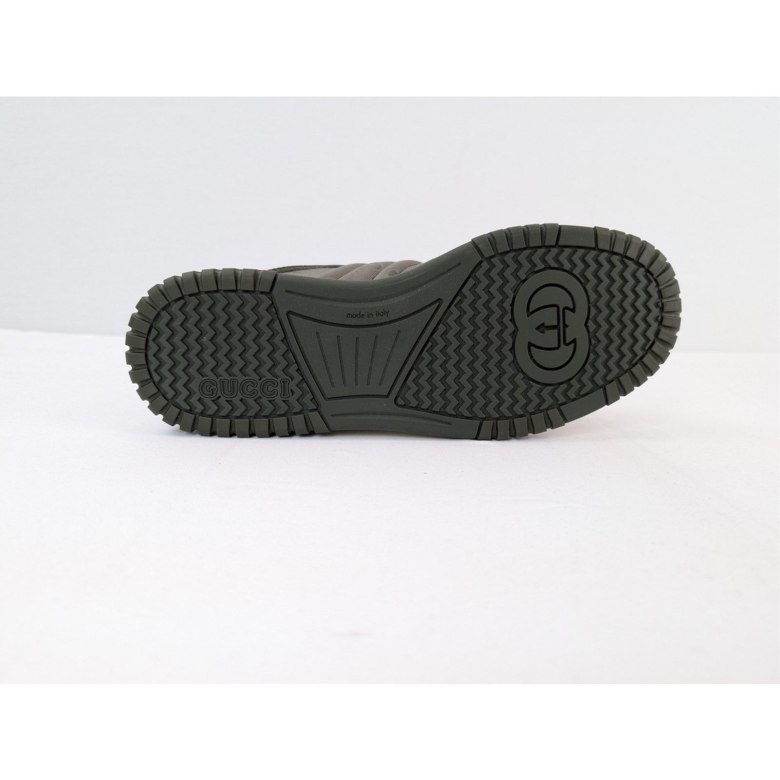 Gucci o1rshd1 GG Supreme fabric and suede Re-Web sneaker in green Size US 9 / EU 42 - 12 Thumbnail