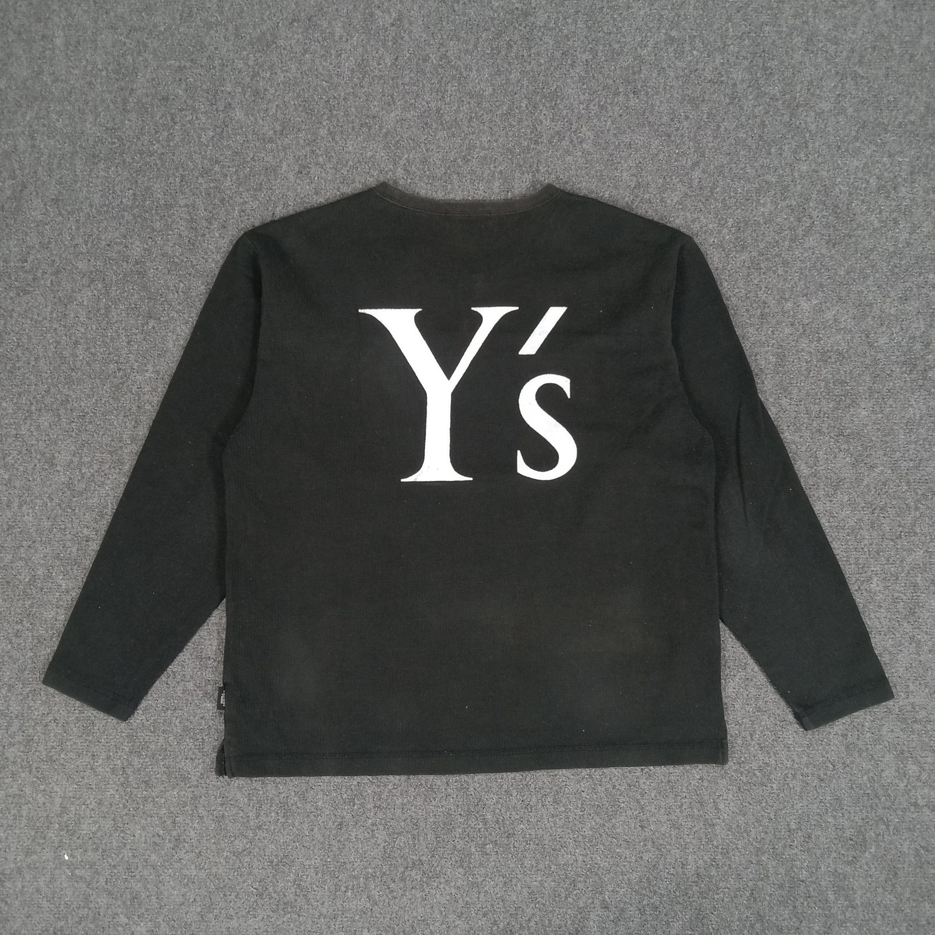 Vintage × Y's × Yohji Yamamoto Sacsny Y'saccs Yohji Yamamoto Long Sleeve Tshirt Size US L / EU 52-54 / 3 - 1 Thumbnail