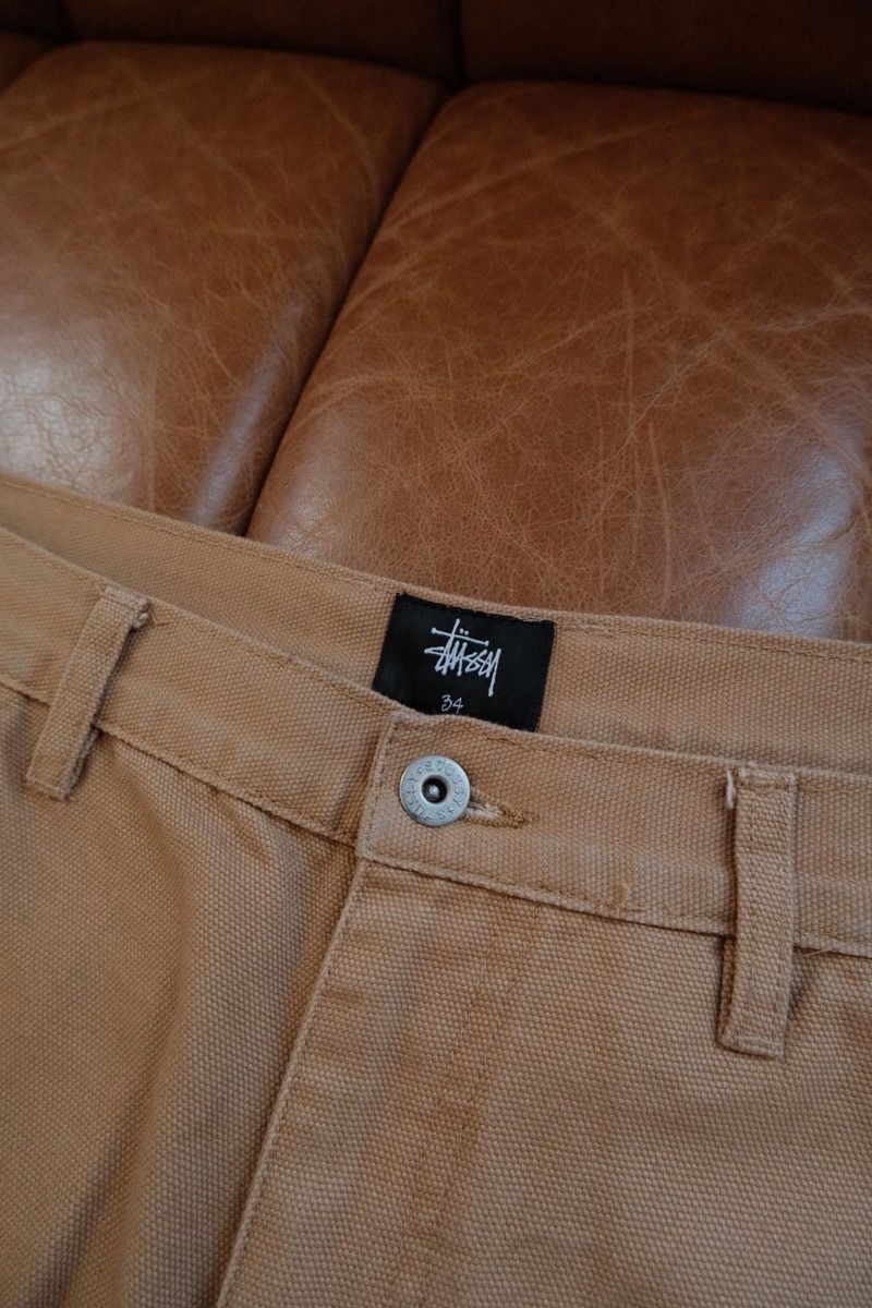 Stussy Beige Canvas Double Knee Pants Size US 34 / EU 50 - 4 Thumbnail