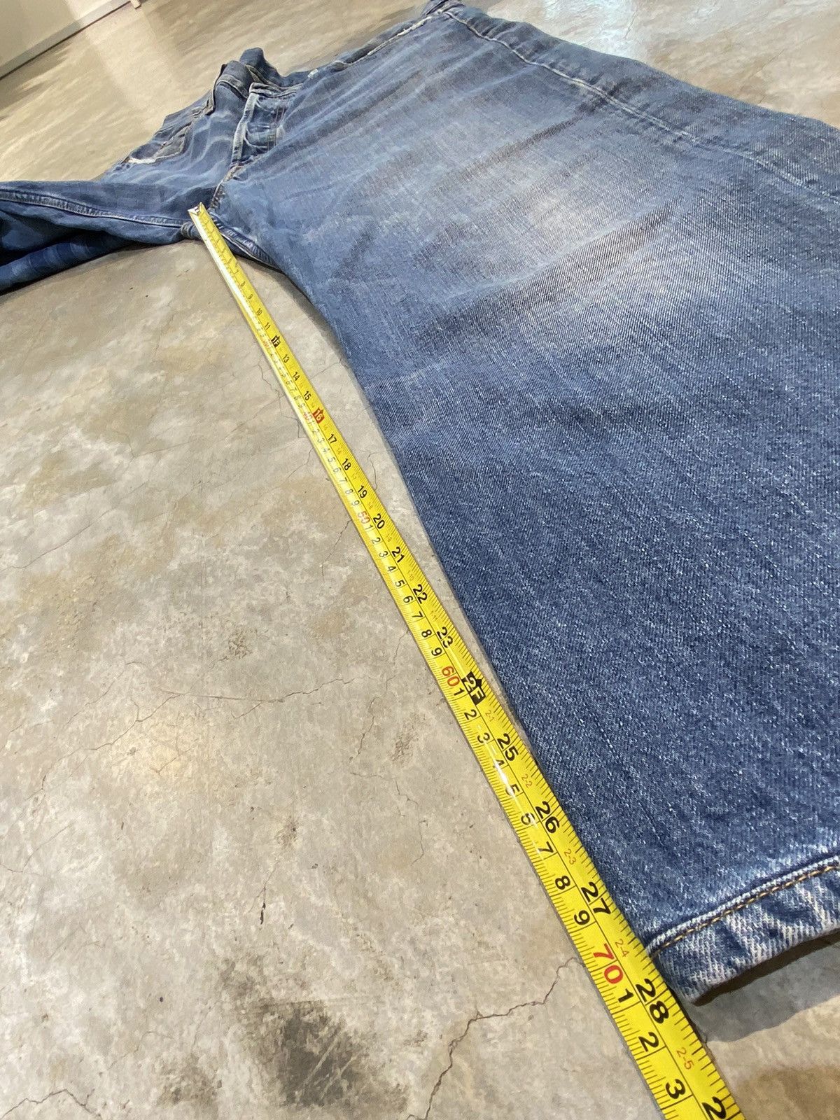 Y-3 Vintage Yohji Yamamoto Y-3 X Adidas SS05 Three Stripes Jean Size US 34 / EU 50 - 19 Thumbnail