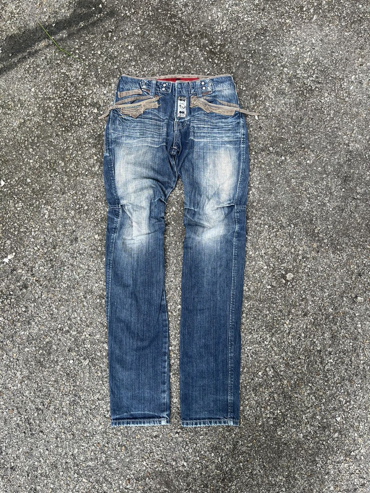 Marithe + Francois Girbaud Vintage MFG Slim Jeans Size US 29 - 1 Thumbnail
