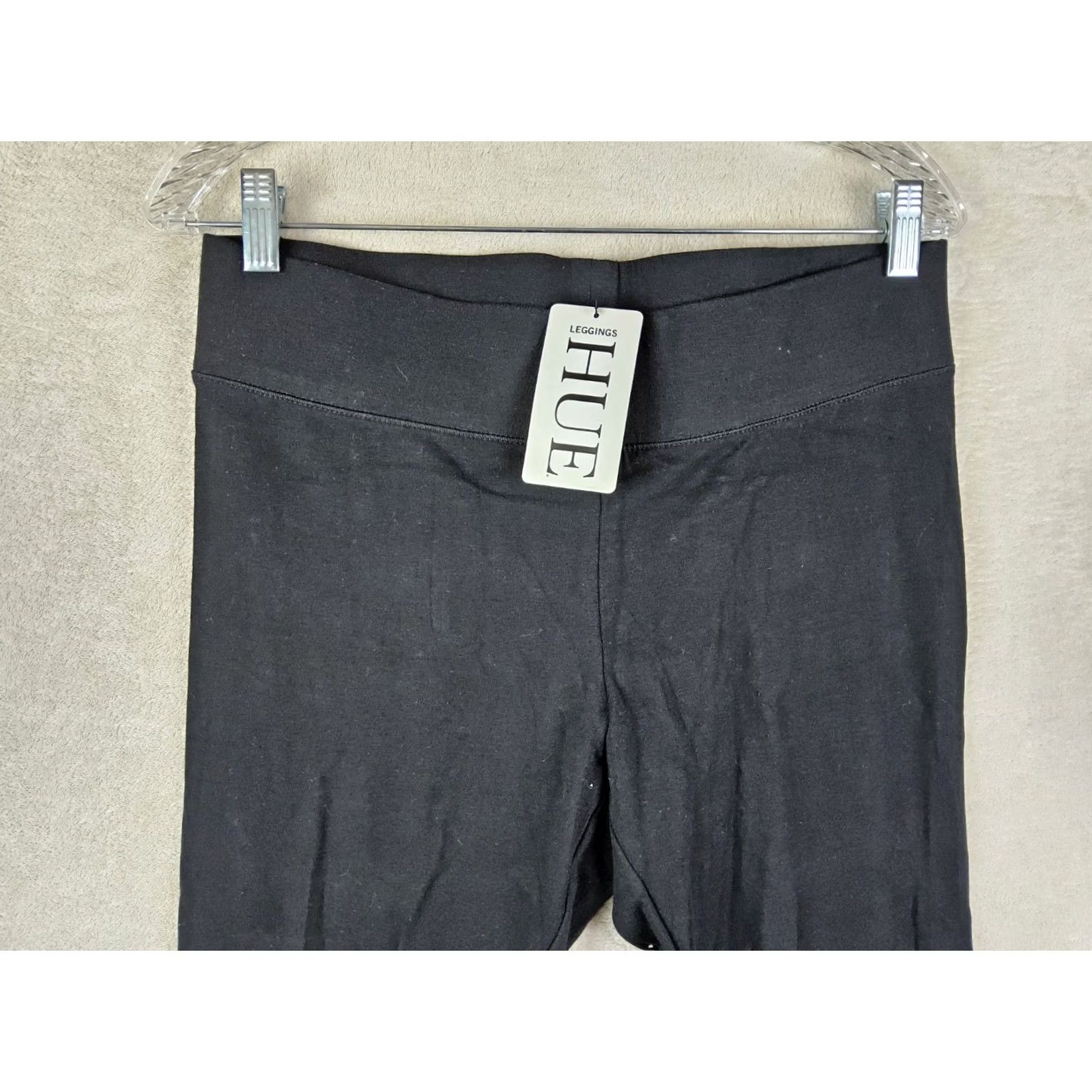 Vintage Hue Women's Leggings Black Size L Size 36" / US 14 / IT 50 - 2 Thumbnail