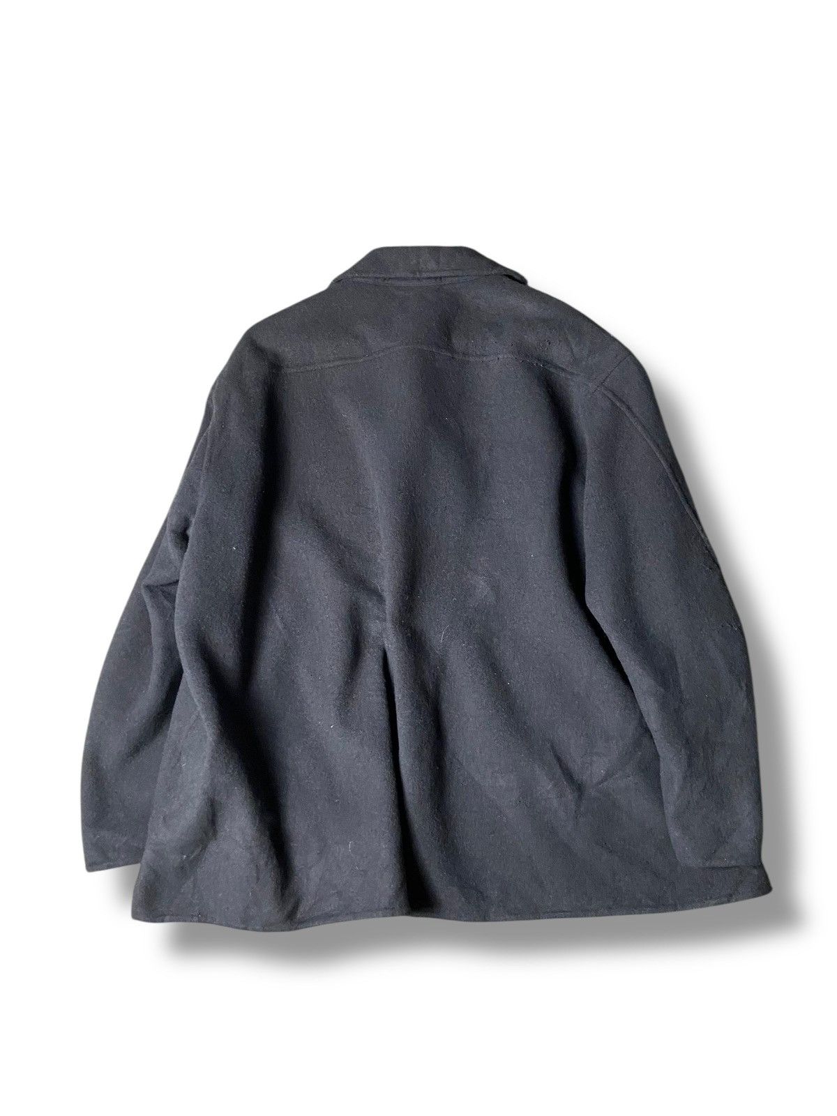 Jil Sander × Uniqlo Uniqlo x Jil Sander Wool Dark Gray Double Face Jacket (156) Size US XL / EU 56 / 4 - 6 Thumbnail
