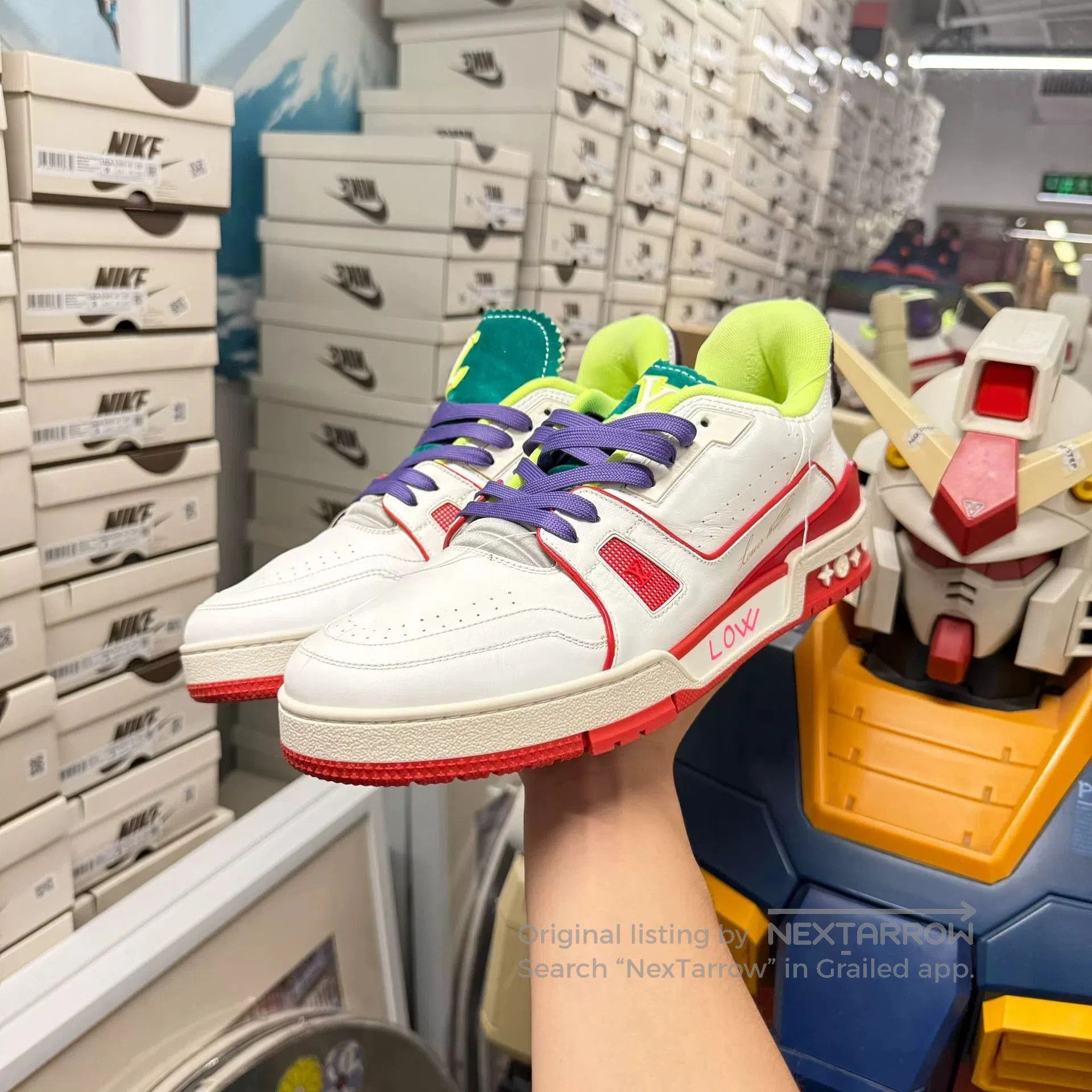 Louis Vuitton Louis Vuitton LV Trainer Upcycling China Limited. Size US 10 / EU 43 - 1 Thumbnail