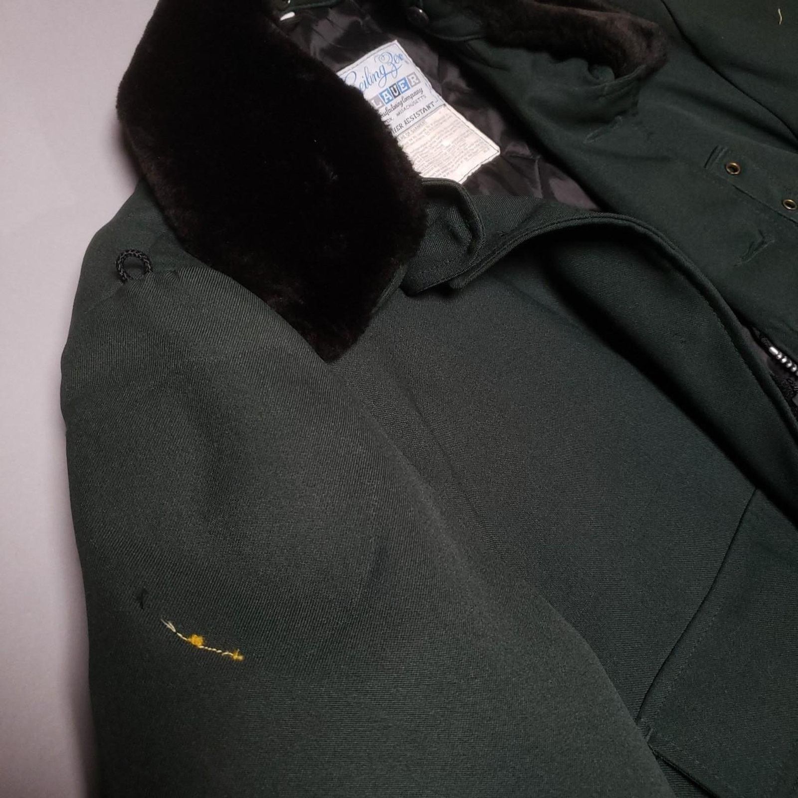 Vintage VINTAGE 70s BLAUER CEILING ZERO BOMBER JACKET 48L MILITARY Size US L / EU 52-54 / 3 - 5 Thumbnail