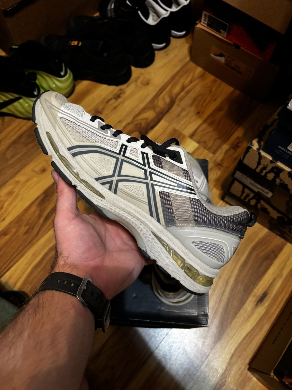 Asics × Kiko Kostadinov Asics x Kiko Kostadinov Gel-Burz 1 Birch Size US 12 / EU 45 - 6 Thumbnail